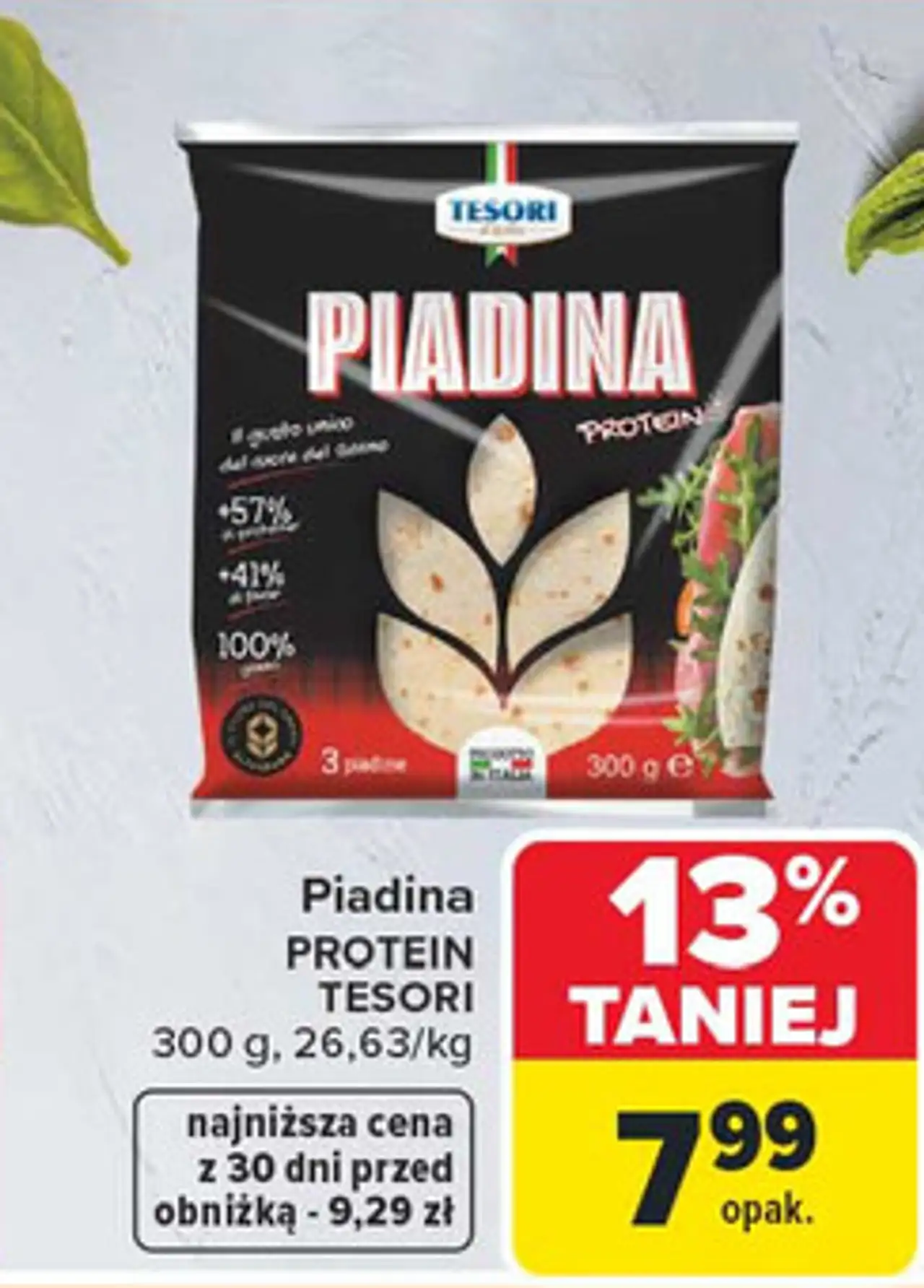 Piadina protein Tesori D'italia