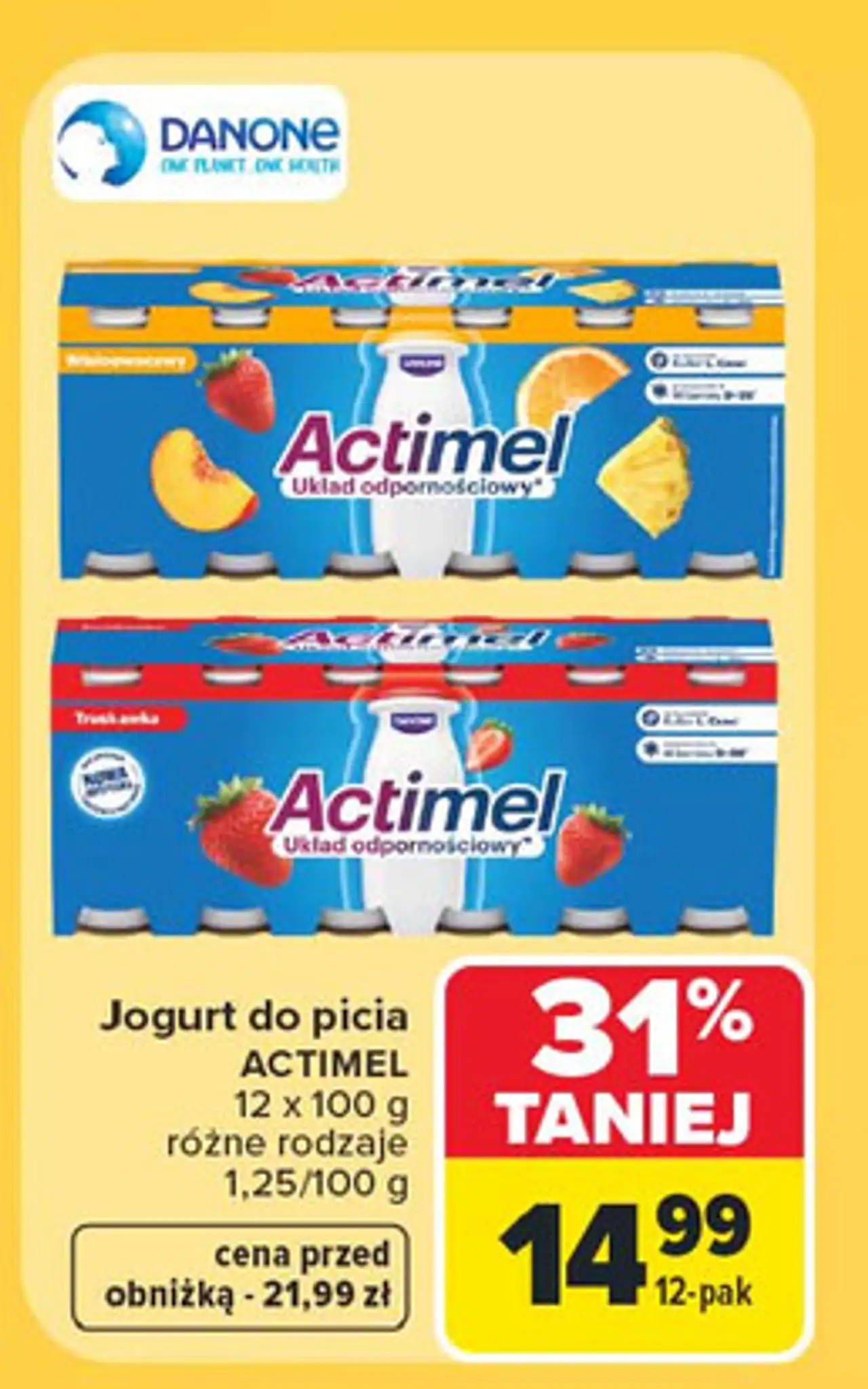 Jogurt do picia ACTIMEL