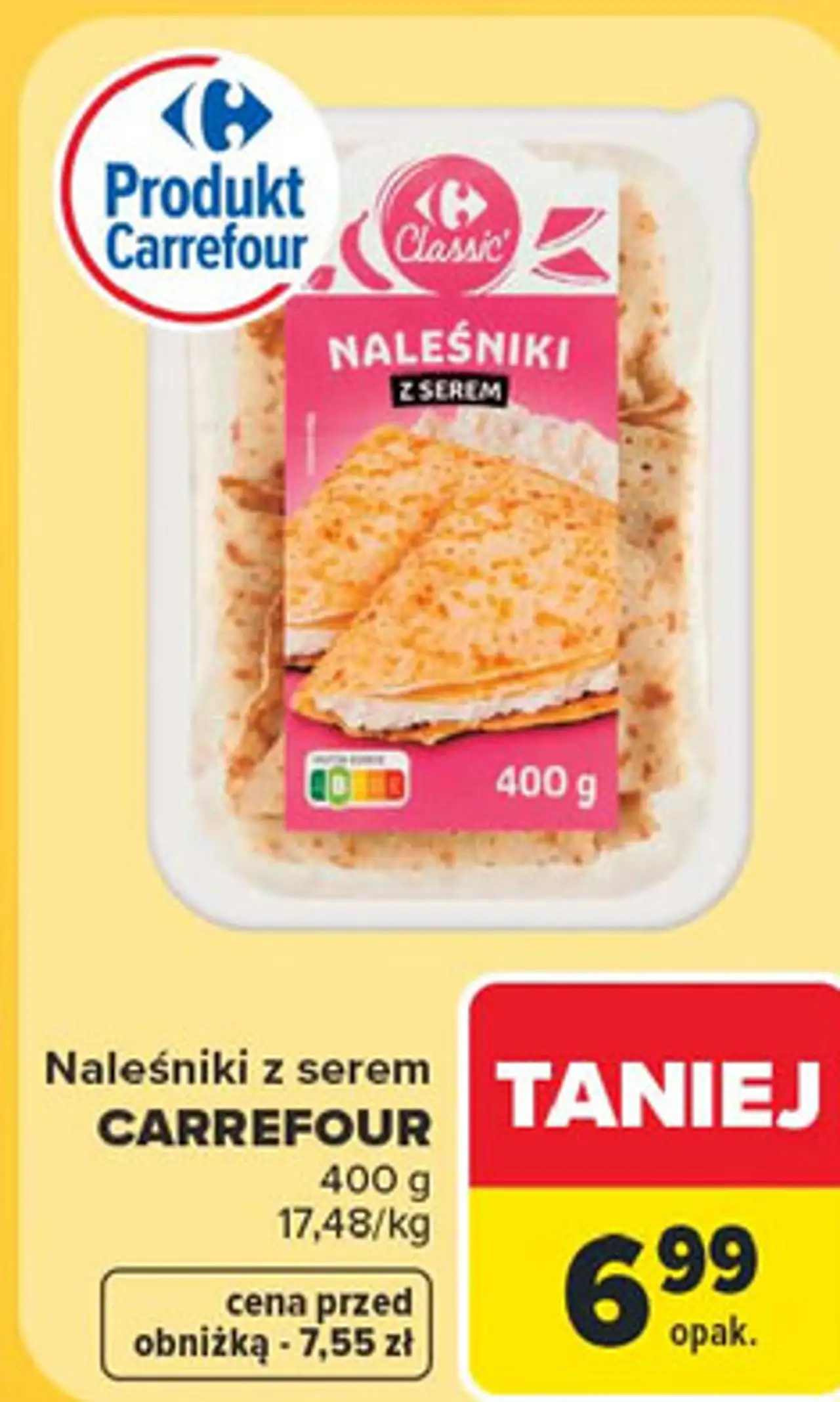 Naleśniki z serem Carrefour Classic