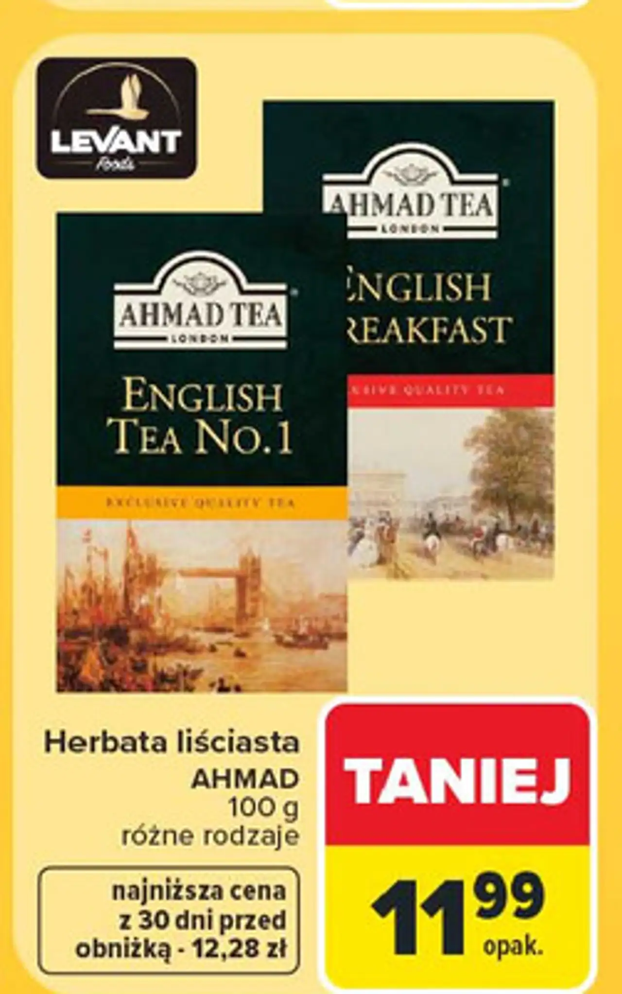 Herbata liściasta Ahmad Tea London English Breakfast
