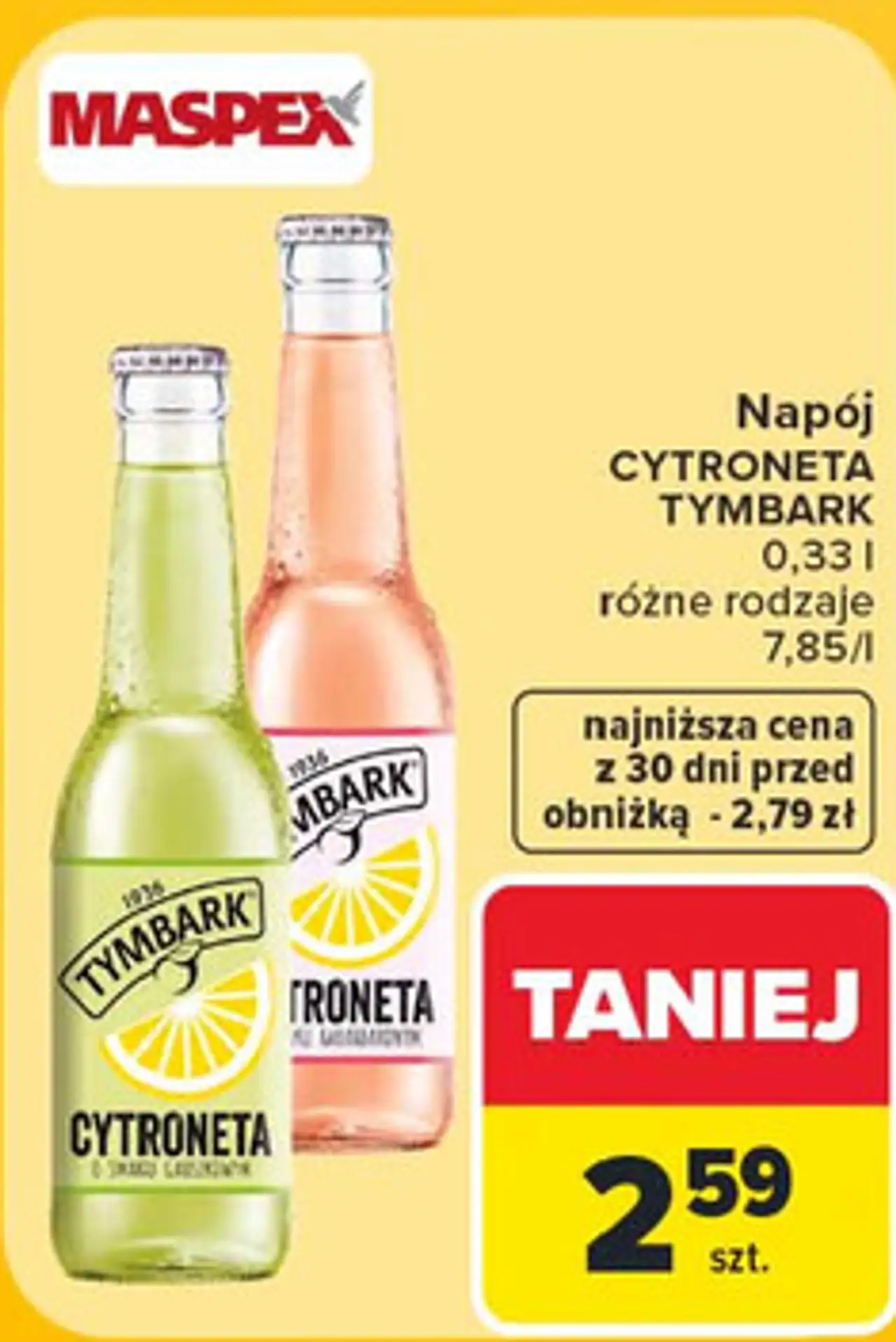 Napój Cytroneta Tymbark