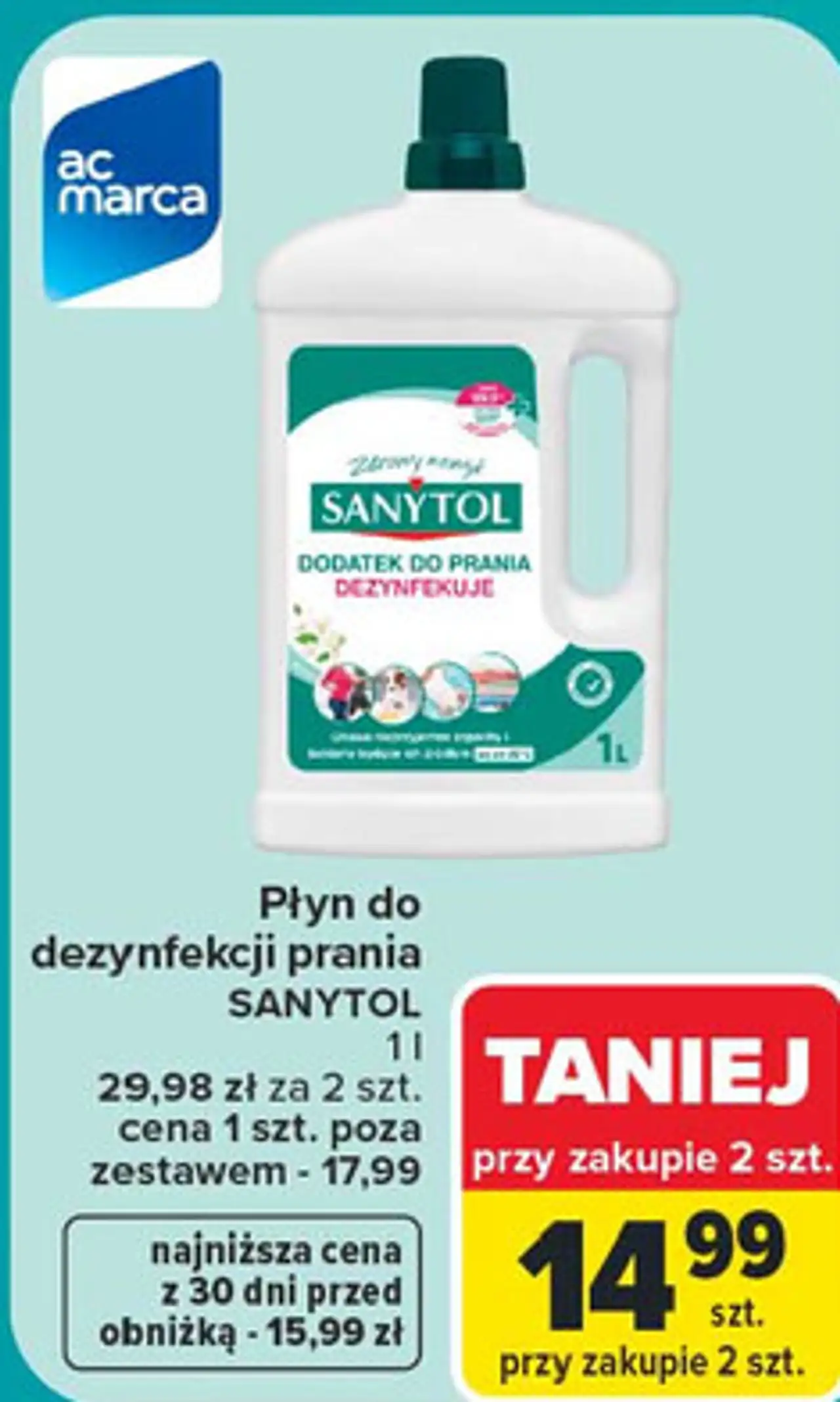 Płyn do dezynfekcji prania Sanytol