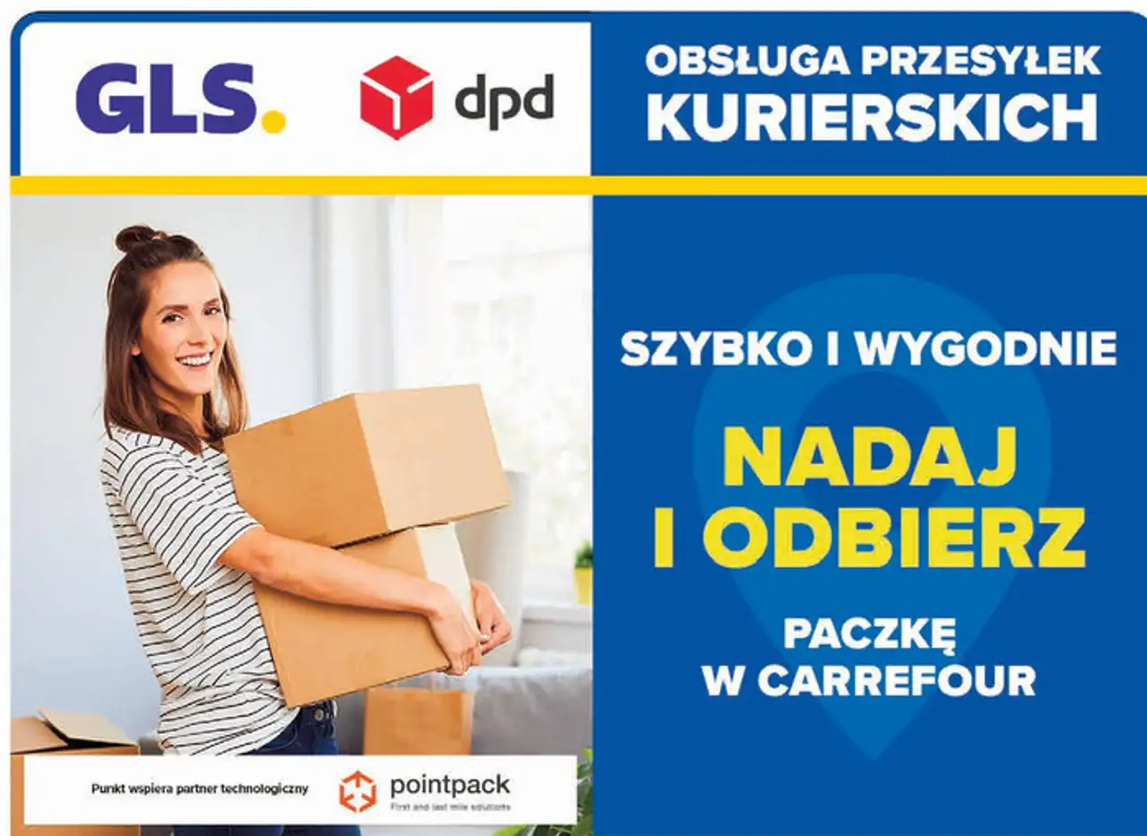 Obsługa przesyłek kurierskich GLS i DPD - Nadaj i odbierz paczkę