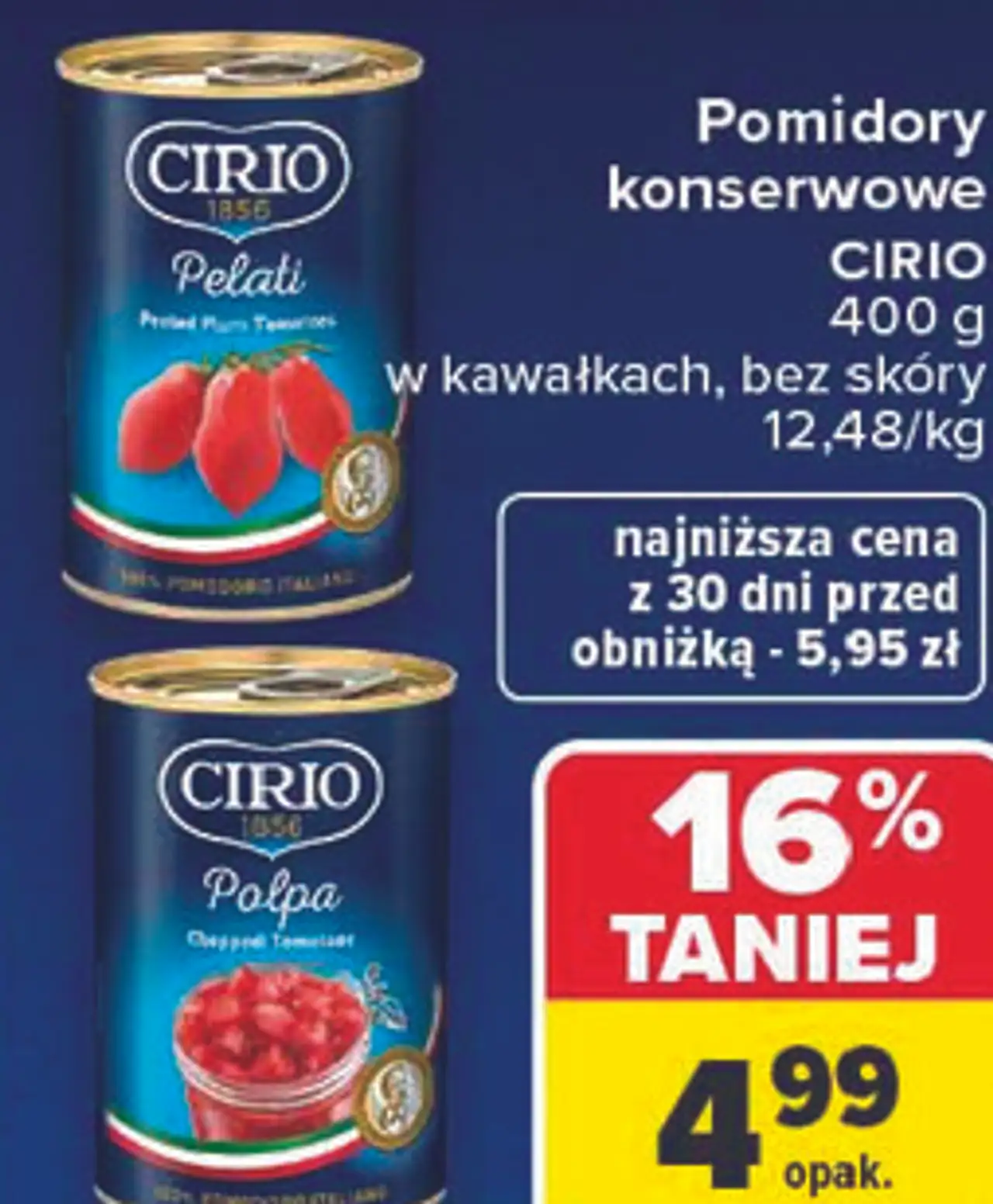 Cirio Pomidory konserwowe