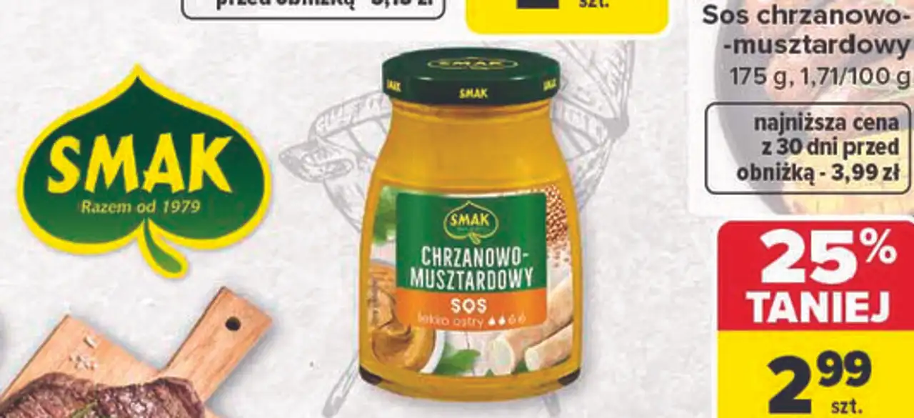 Sos chrzanowo-musztardowy Smak