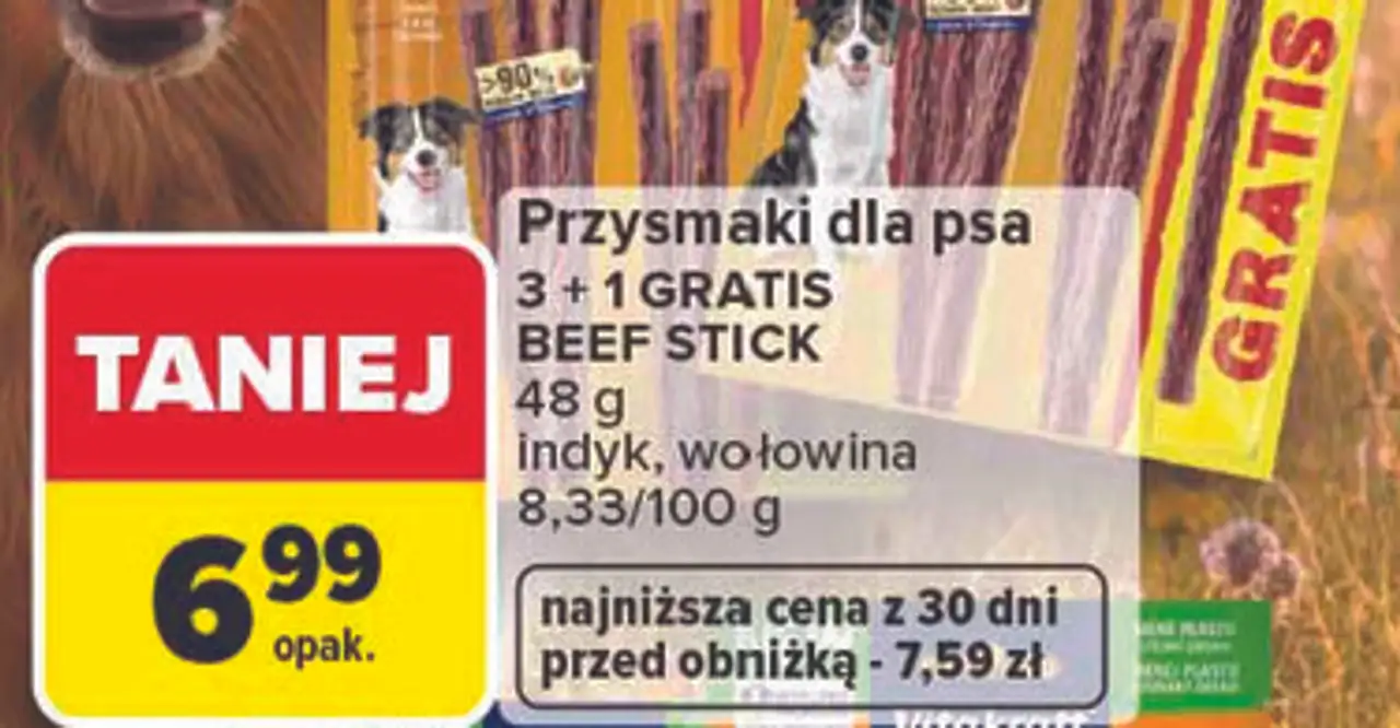 Przysmaki dla psa Vitakraft Beef Stick 3 + 1