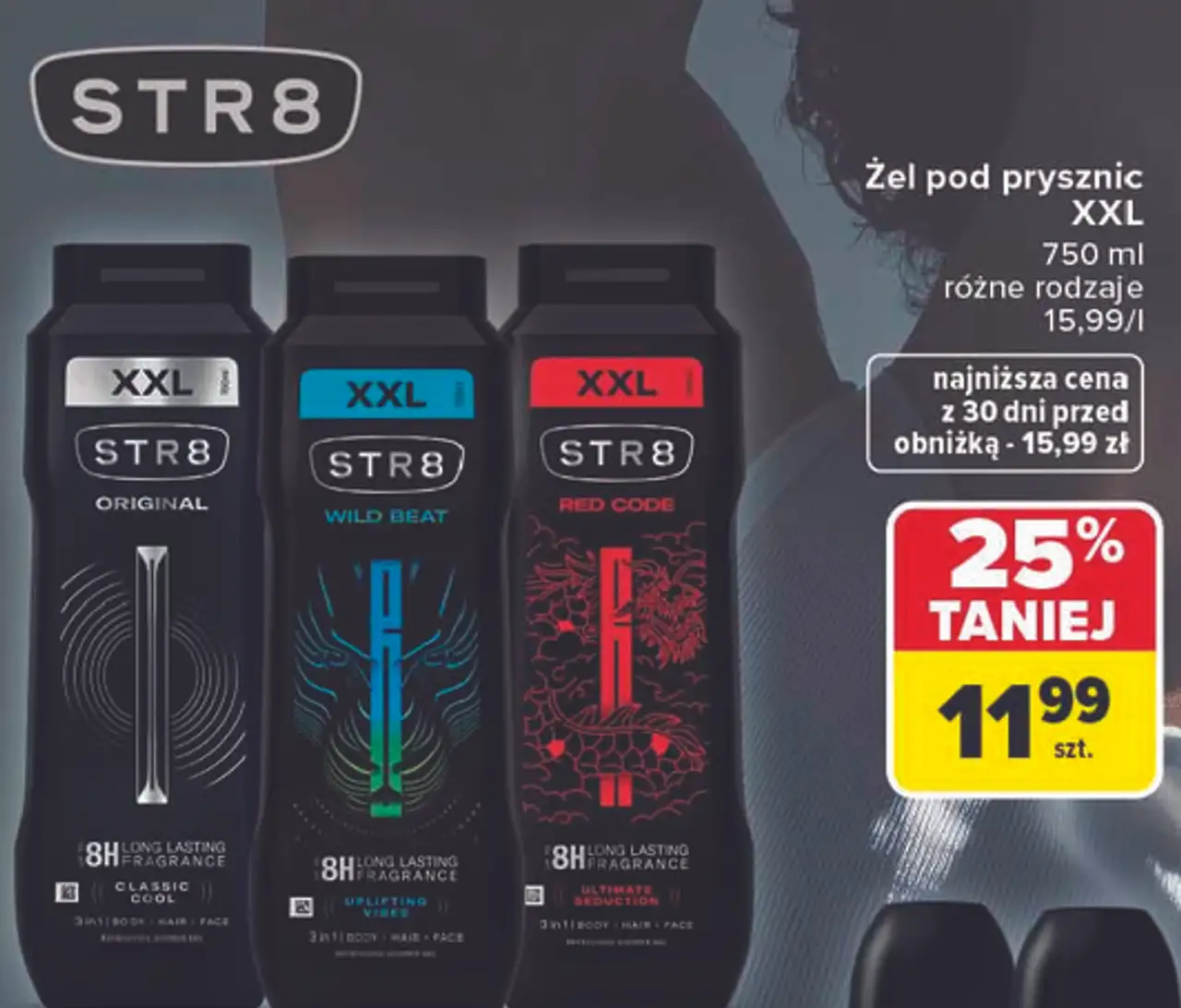 STR8 Żel pod prysznic XXL
