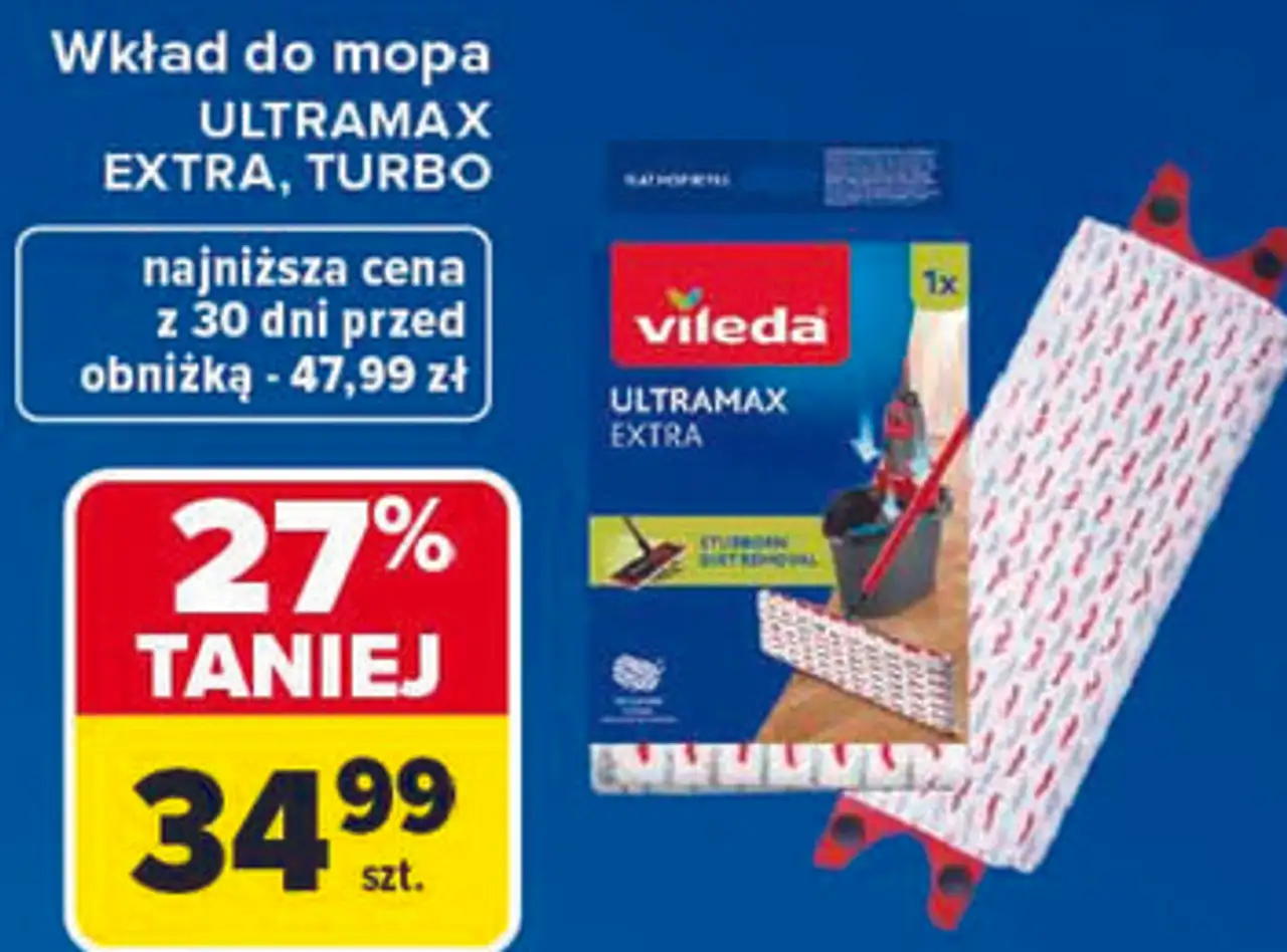 Vileda Wkład do mopa ULTRAMAX EXTRA, TURBO