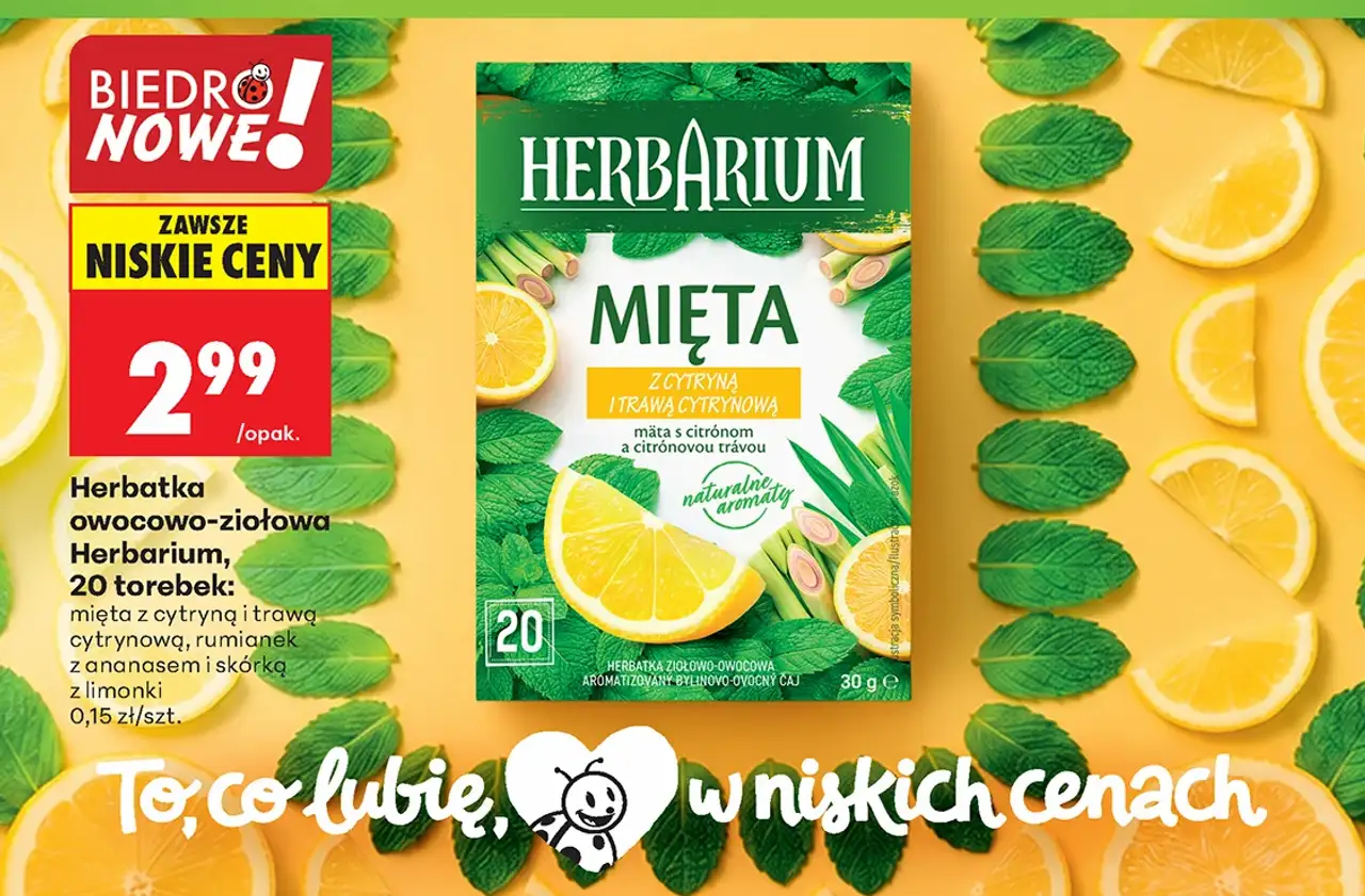 Herbarium Mięta z cytryną i trawą cytrynową