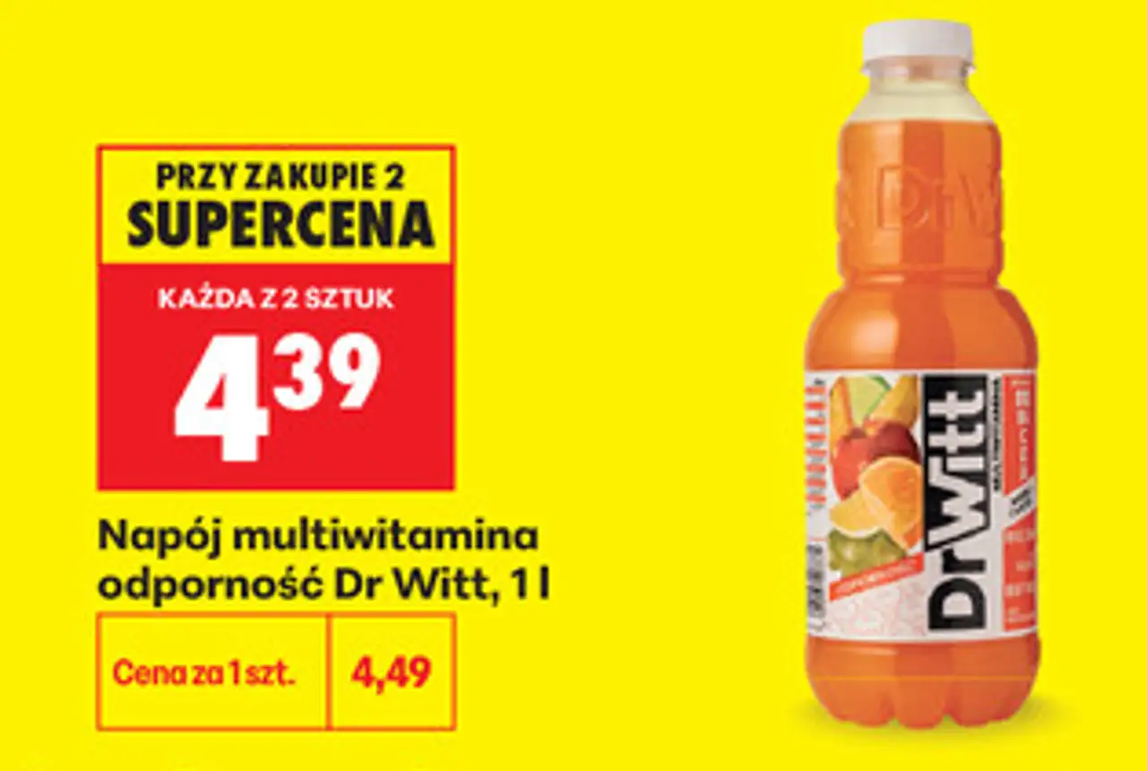 Napój multiwitamina odporność Dr Witt, 1 l