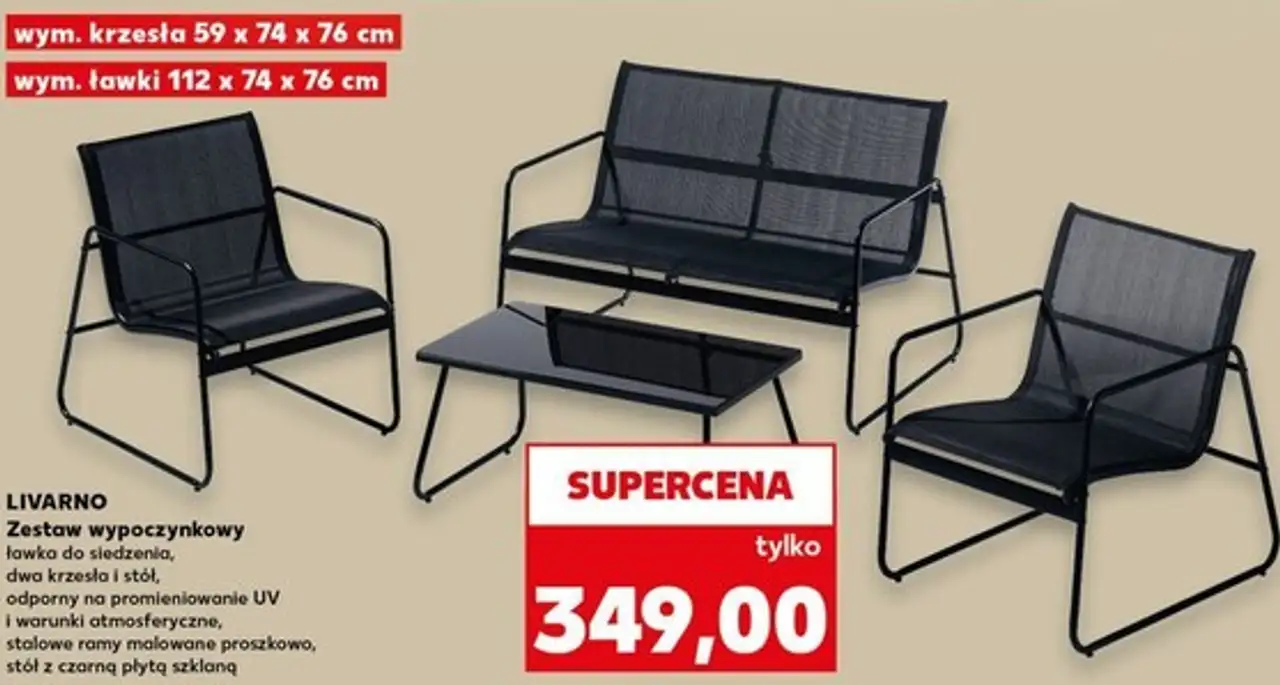 LIVARNO Zestaw wypoczynkowy