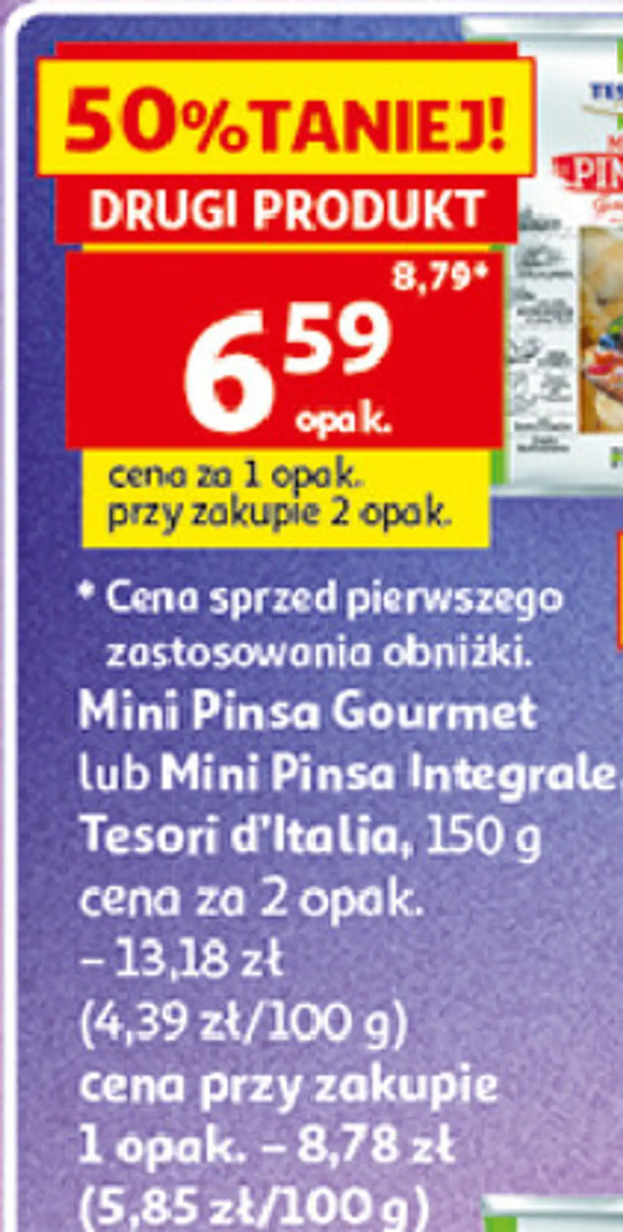 Mini Pinsa Gourmet lub Mini Pinsa Integrale, Tesori d'Italia