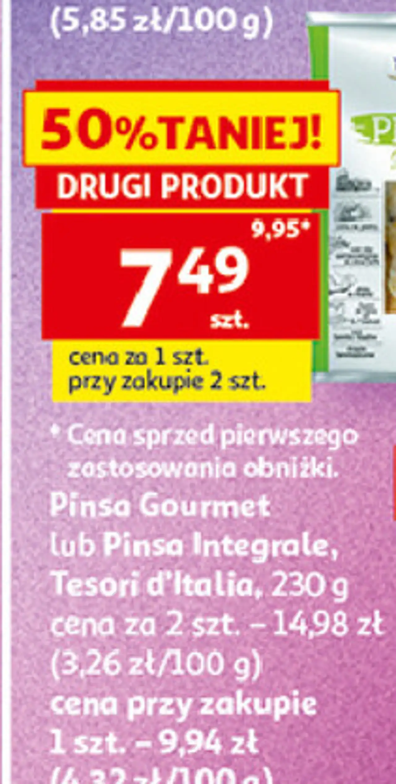 Pinsa Gourmet lub Pinsa Integrale, Tesori d'Italia