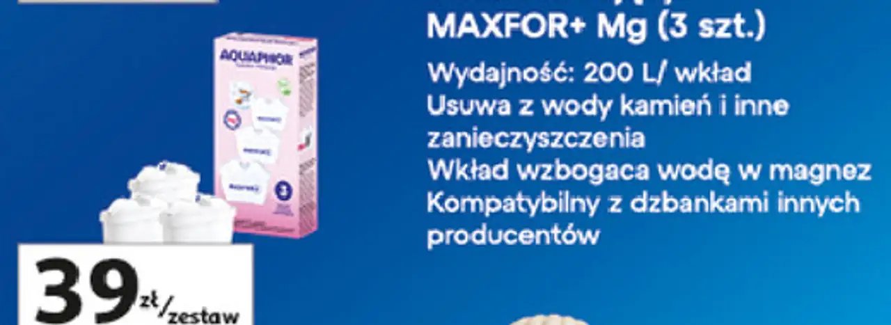 AQUAPHOR Wkład filtrujący MAXFOR+ Mg (3 szt.)