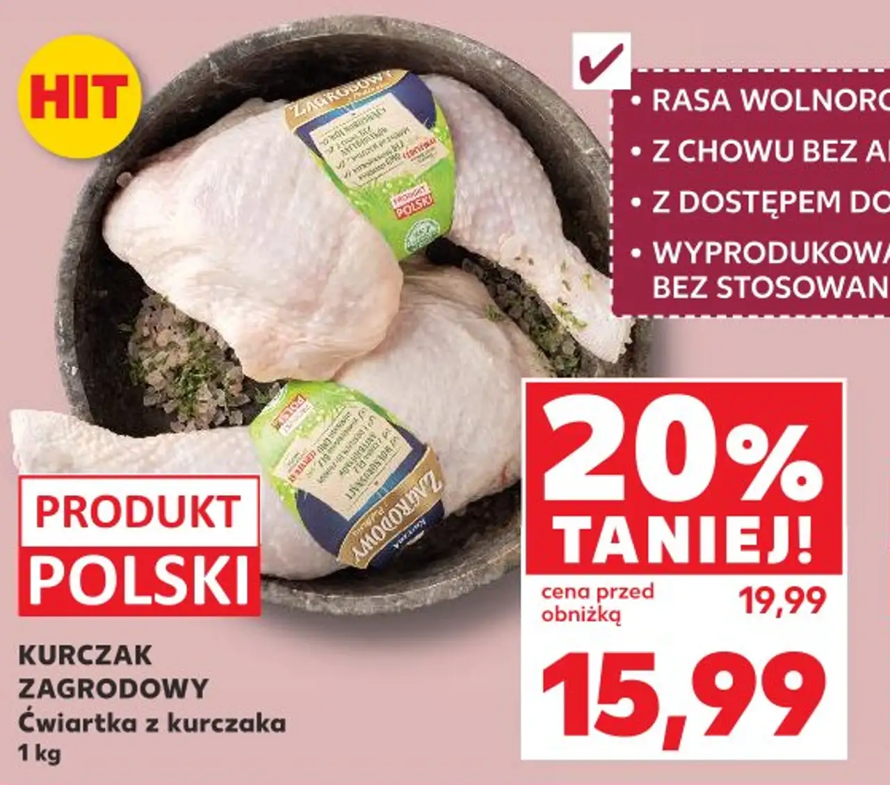 Zagrodowy Ćwiartka z kurczaka