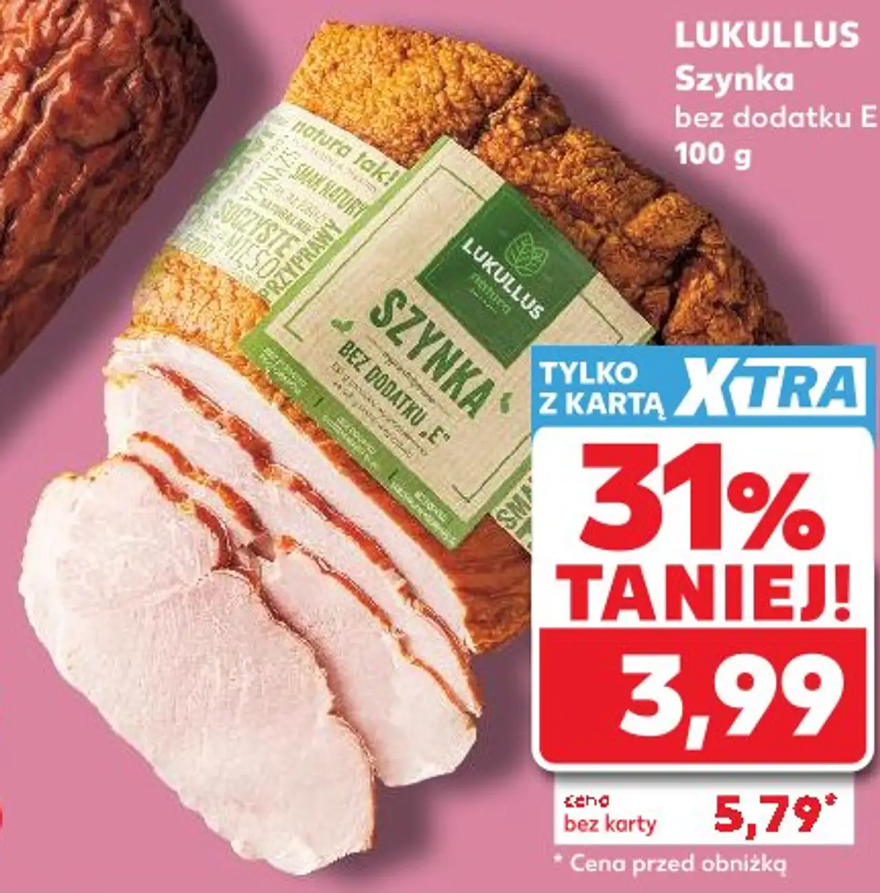 LUKULLUS Szynka bez dodatku E