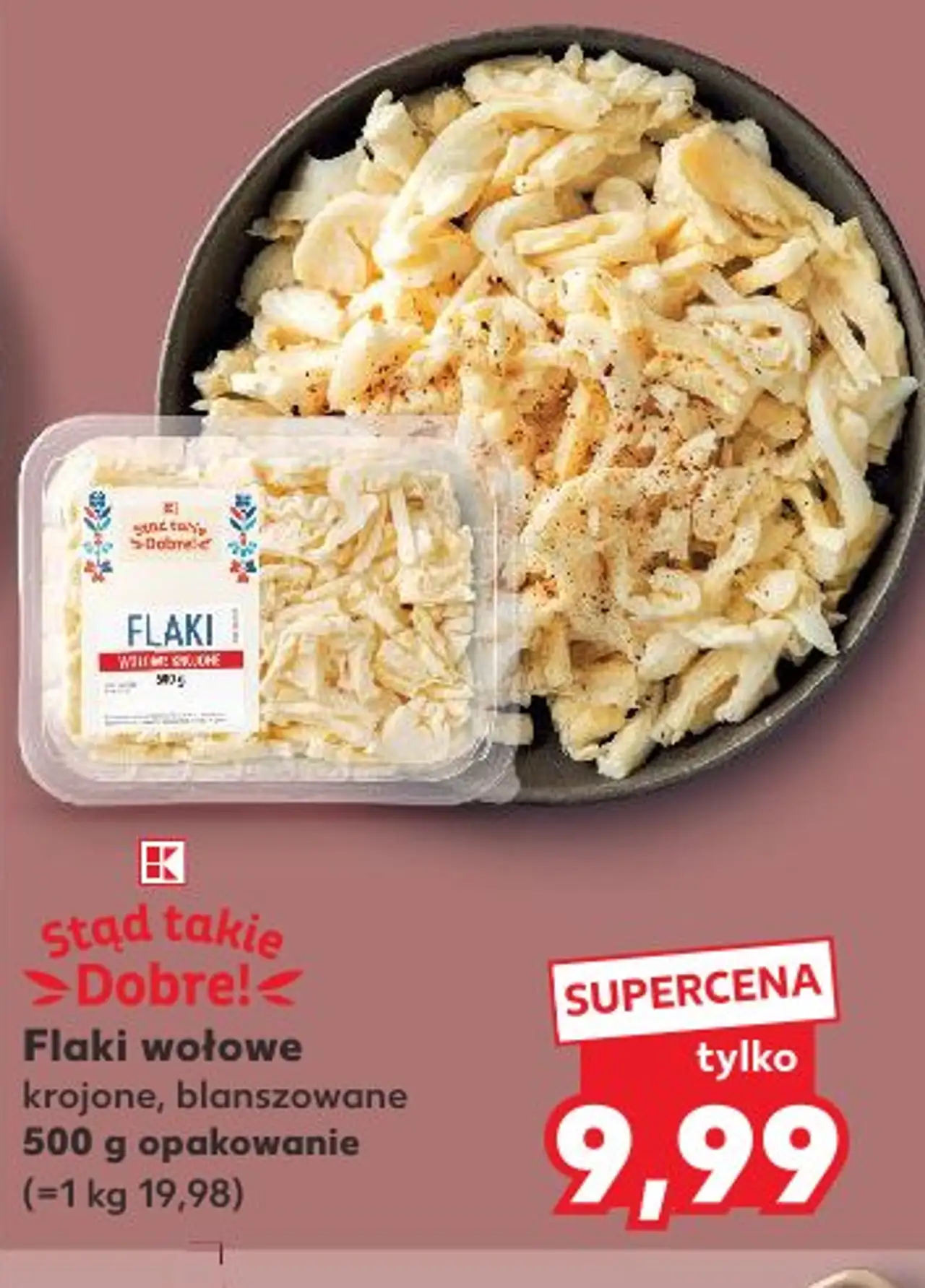 Stąd takie Dobre! Flaki wołowe krojone, blanszowane