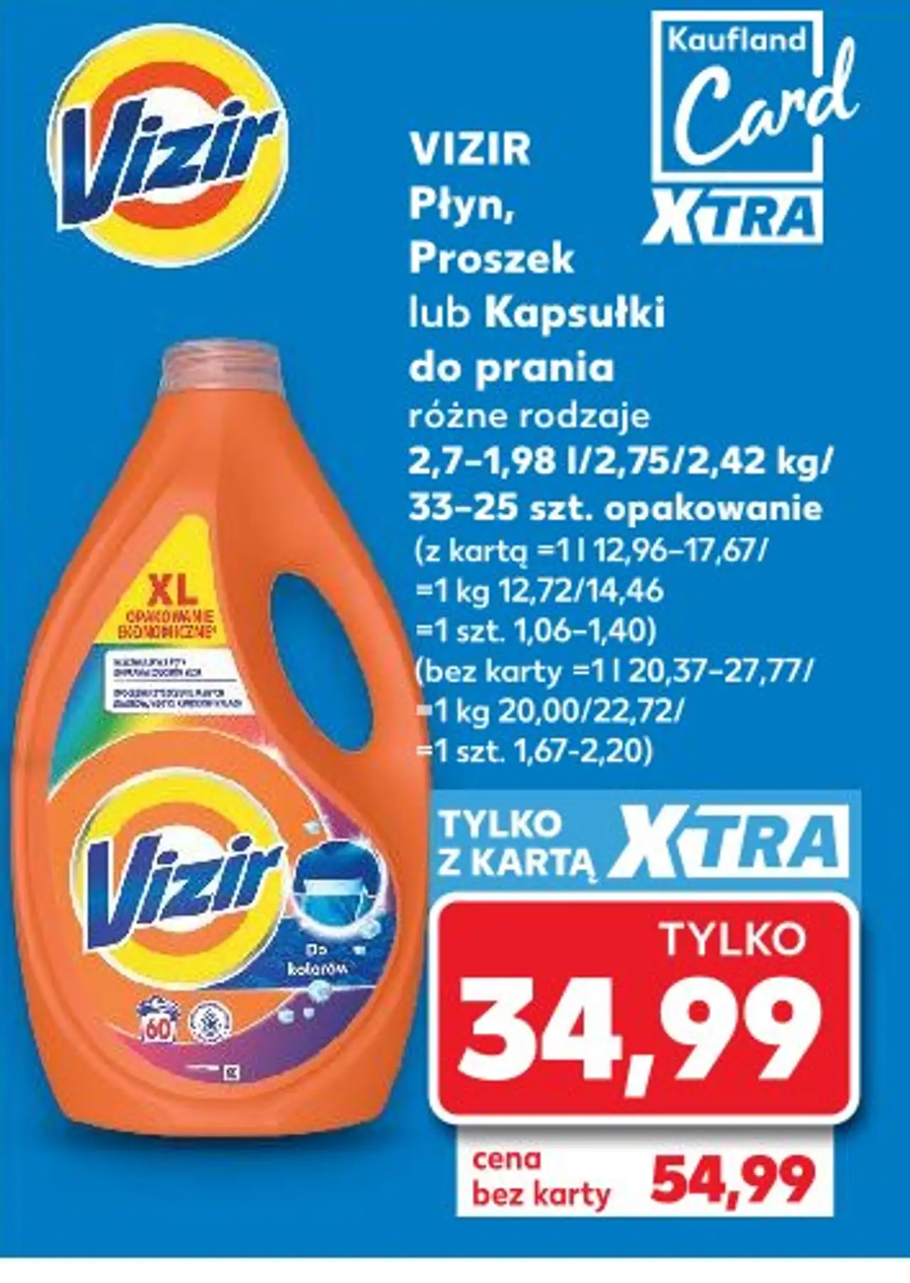 Vizir Płyn, Proszek lub Kapsułki do prania