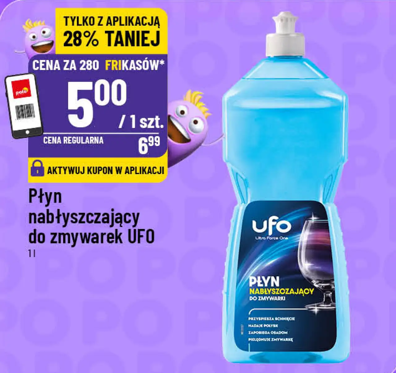 Płyn nabłyszczający do zmywarek UFO