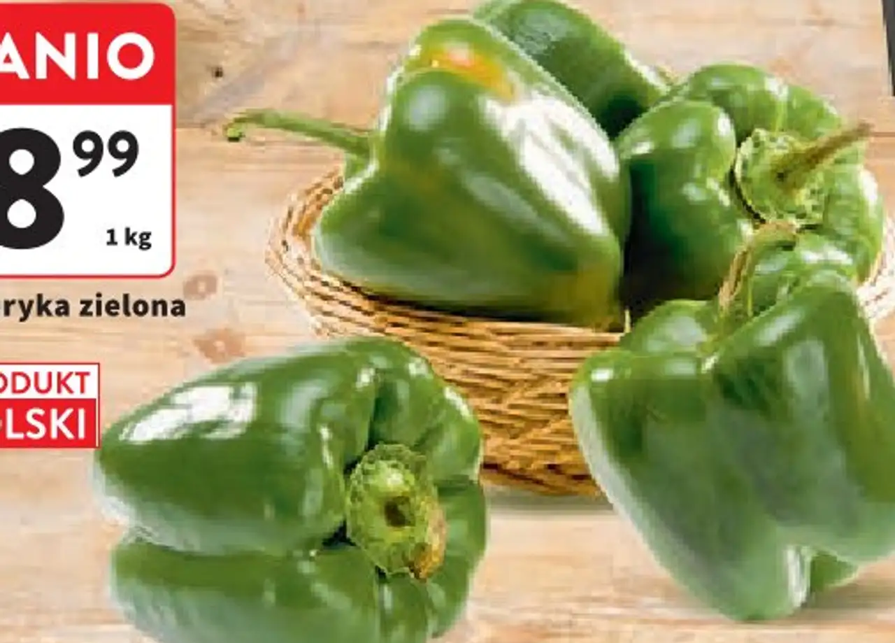 Papryka zielona luz