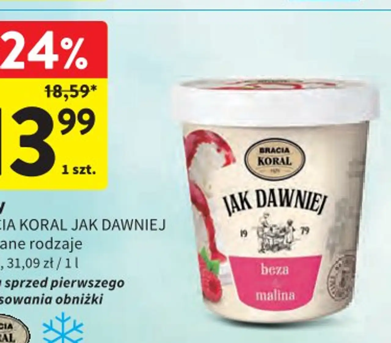 Lody Bracia Koral Jak Dawniej wybrane rodzaje
