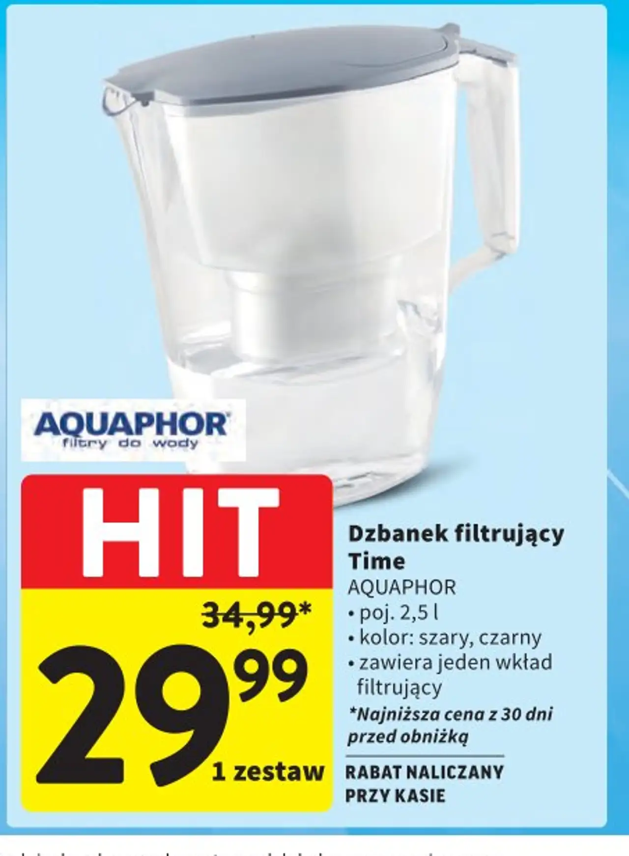 Dzbanek filtrujący Time AQUAPHOR