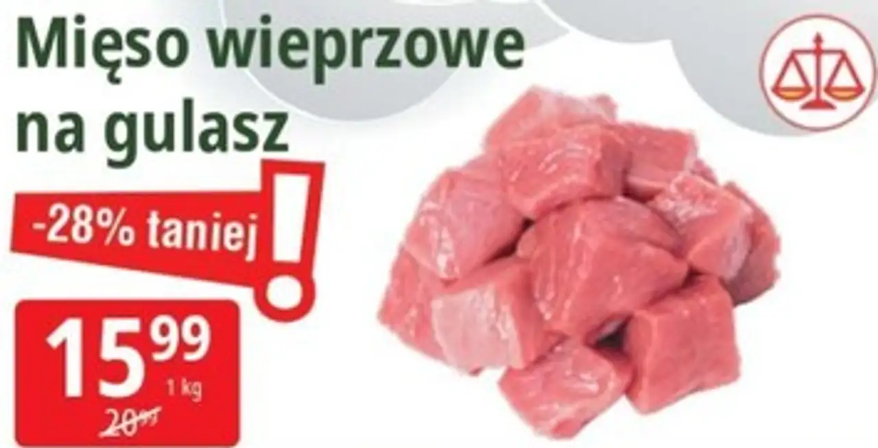 Mięso wieprzowe na gulasz