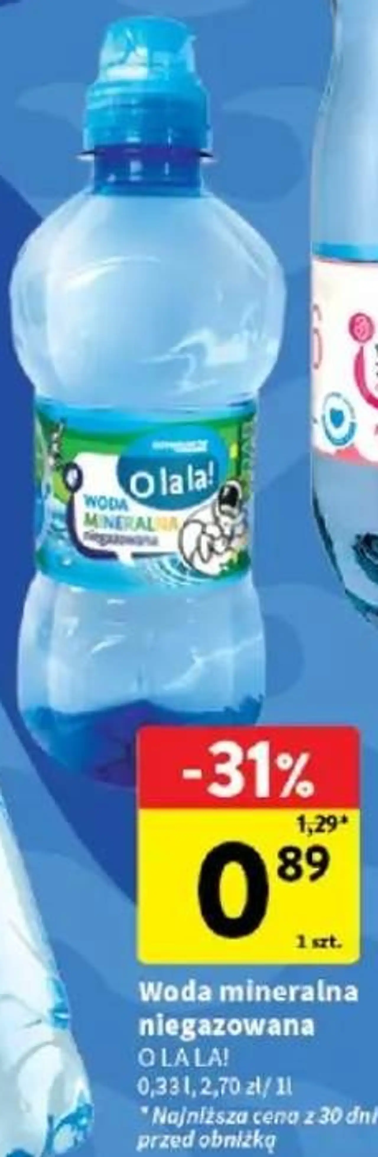 Woda mineralna niegazowana O LA LA!