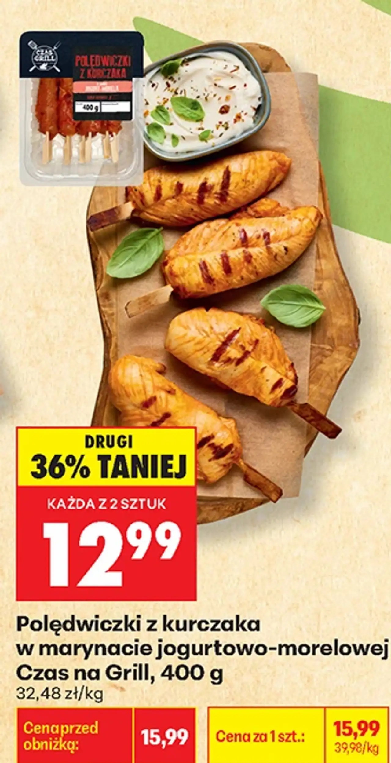 Polędwiczki z kurczaka w marynacie jogurtowo-morelowej Czas na Grill