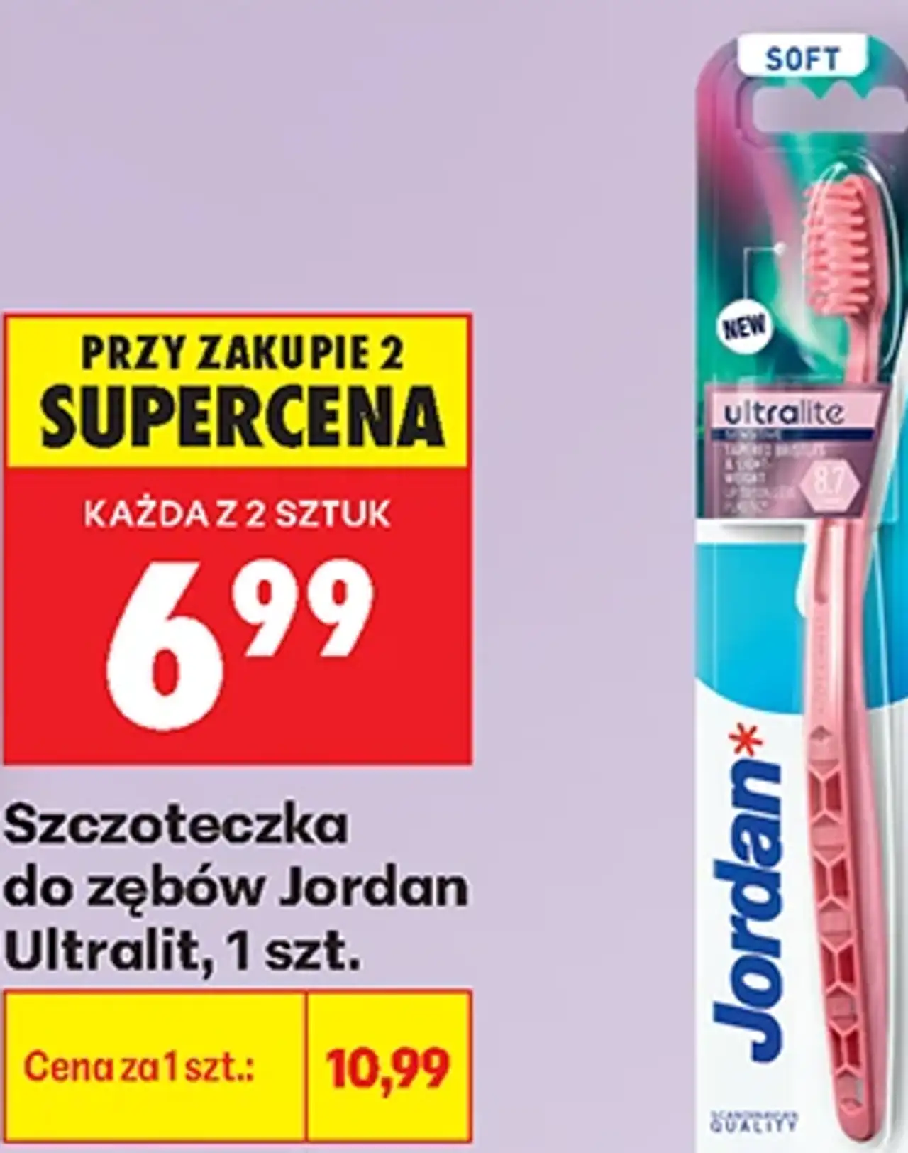 Szczoteczka do zębów Jordan Ultralit