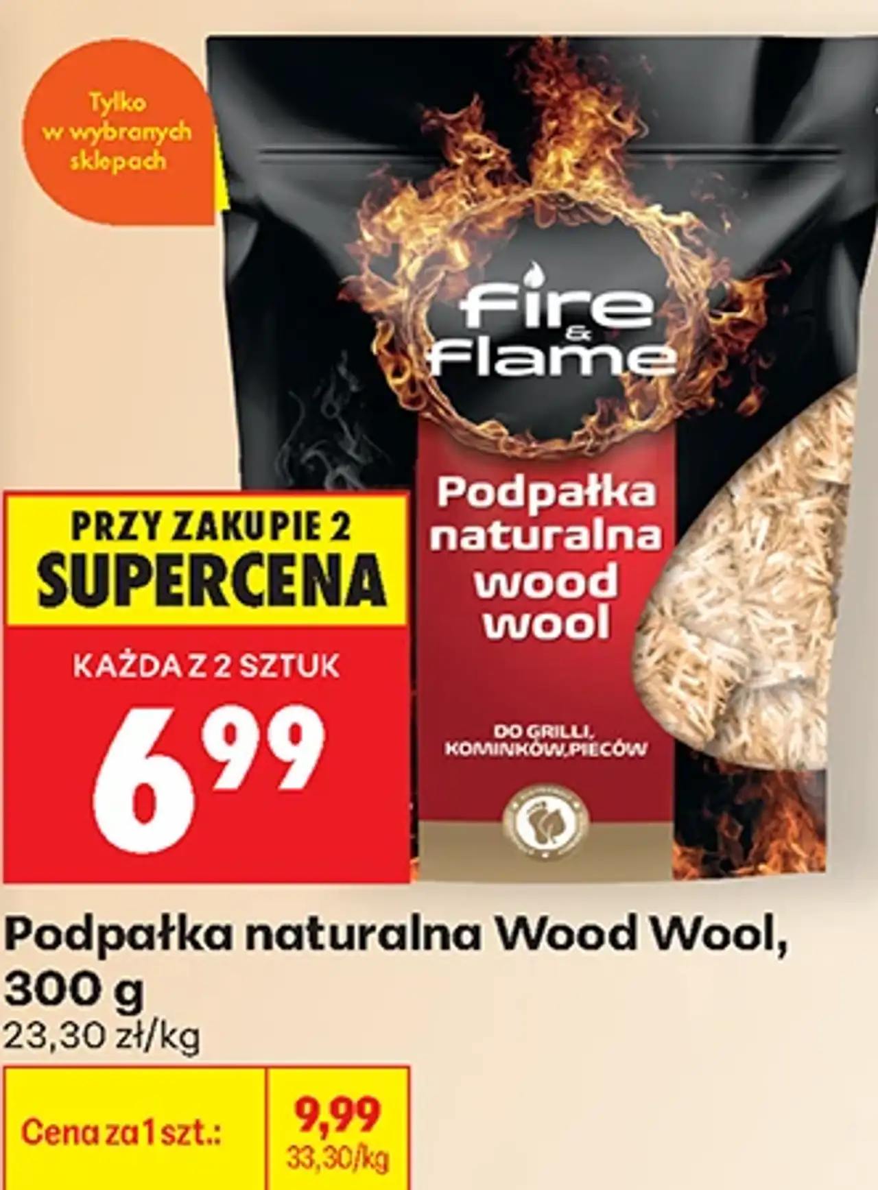 Podpałka naturalna Wood Wool, 300 g