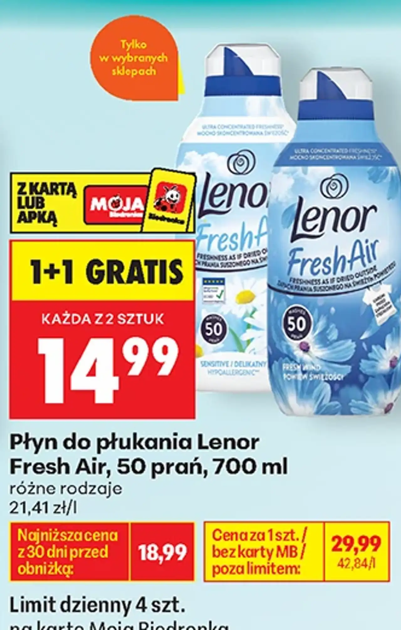 Płyn do płukania Lenor Fresh Air