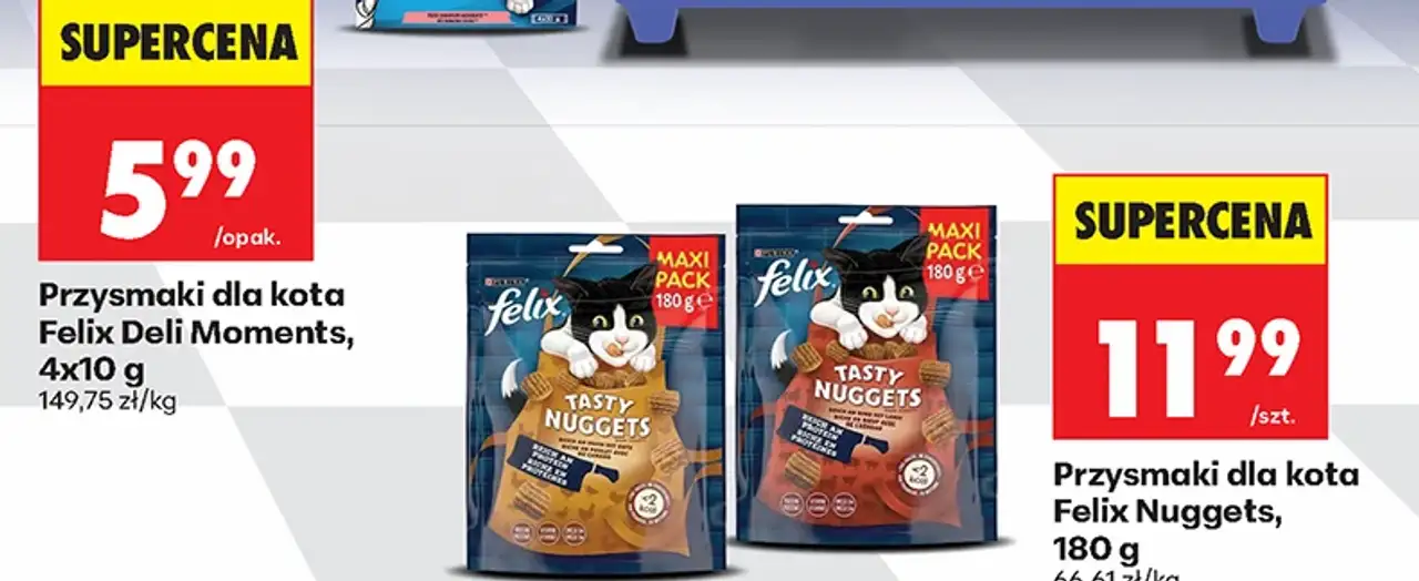 Przysmaki dla kota Felix Deli Moments / Felix Nuggets