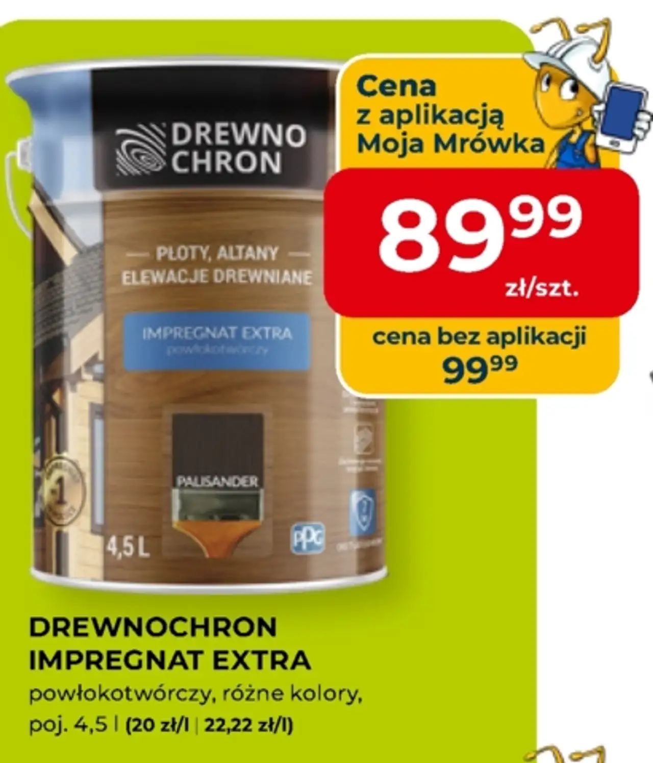 DREWNOCHRON IMPREGNAT EXTRA powłokotwórczy