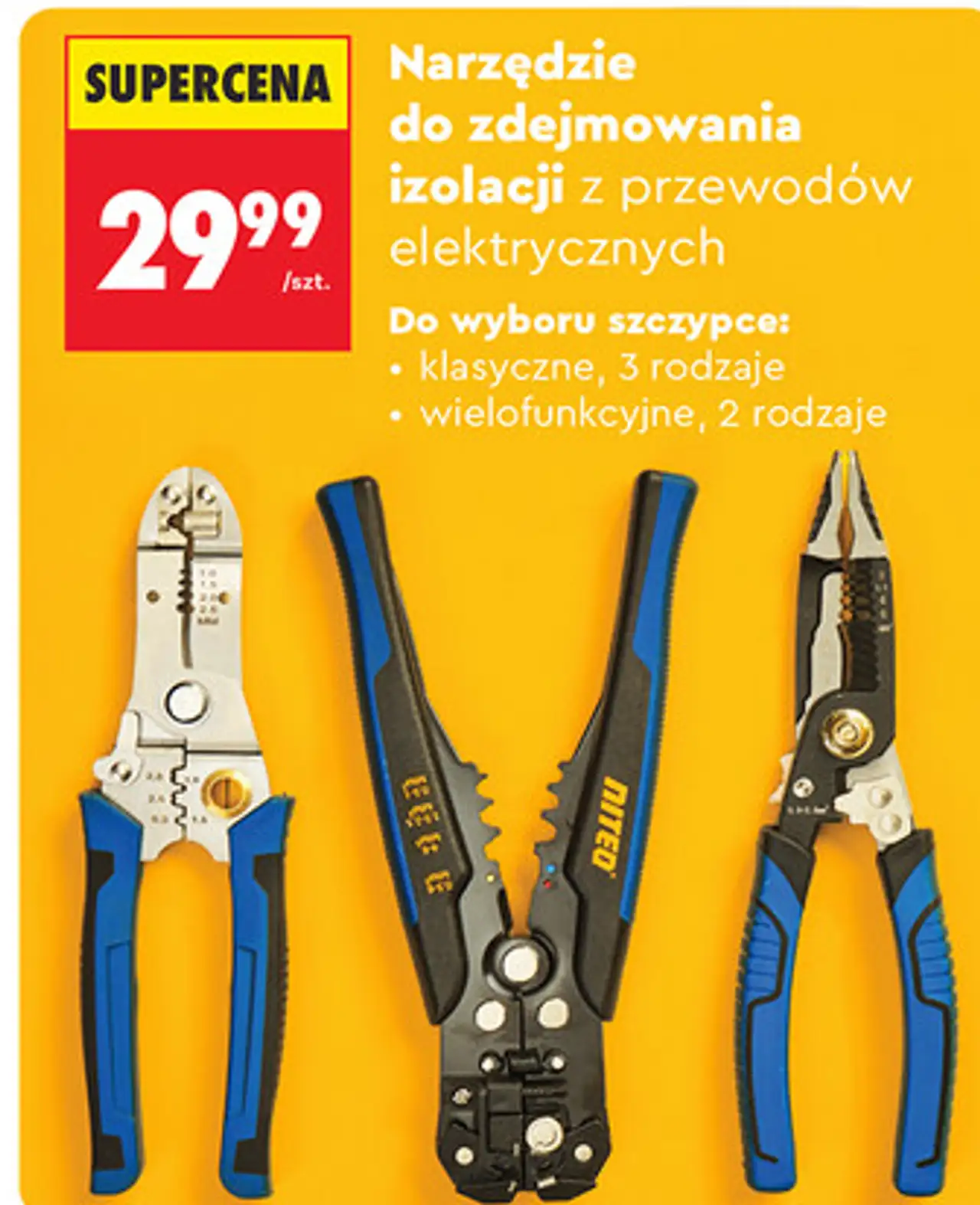Niteo Narzędzie do zdejmowania izolacji z przewodów elektrycznych