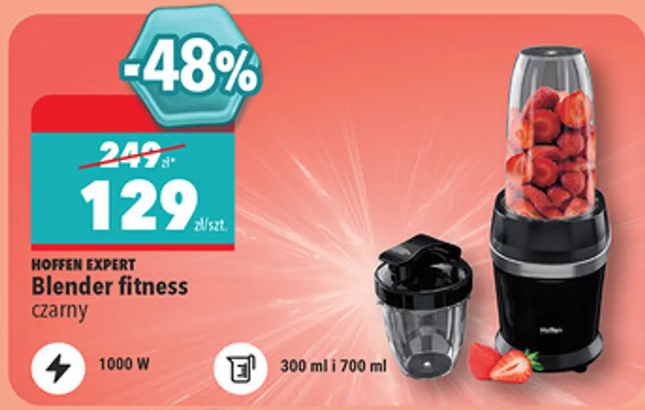 HOFFEN EXPERT Blender fitness czarny