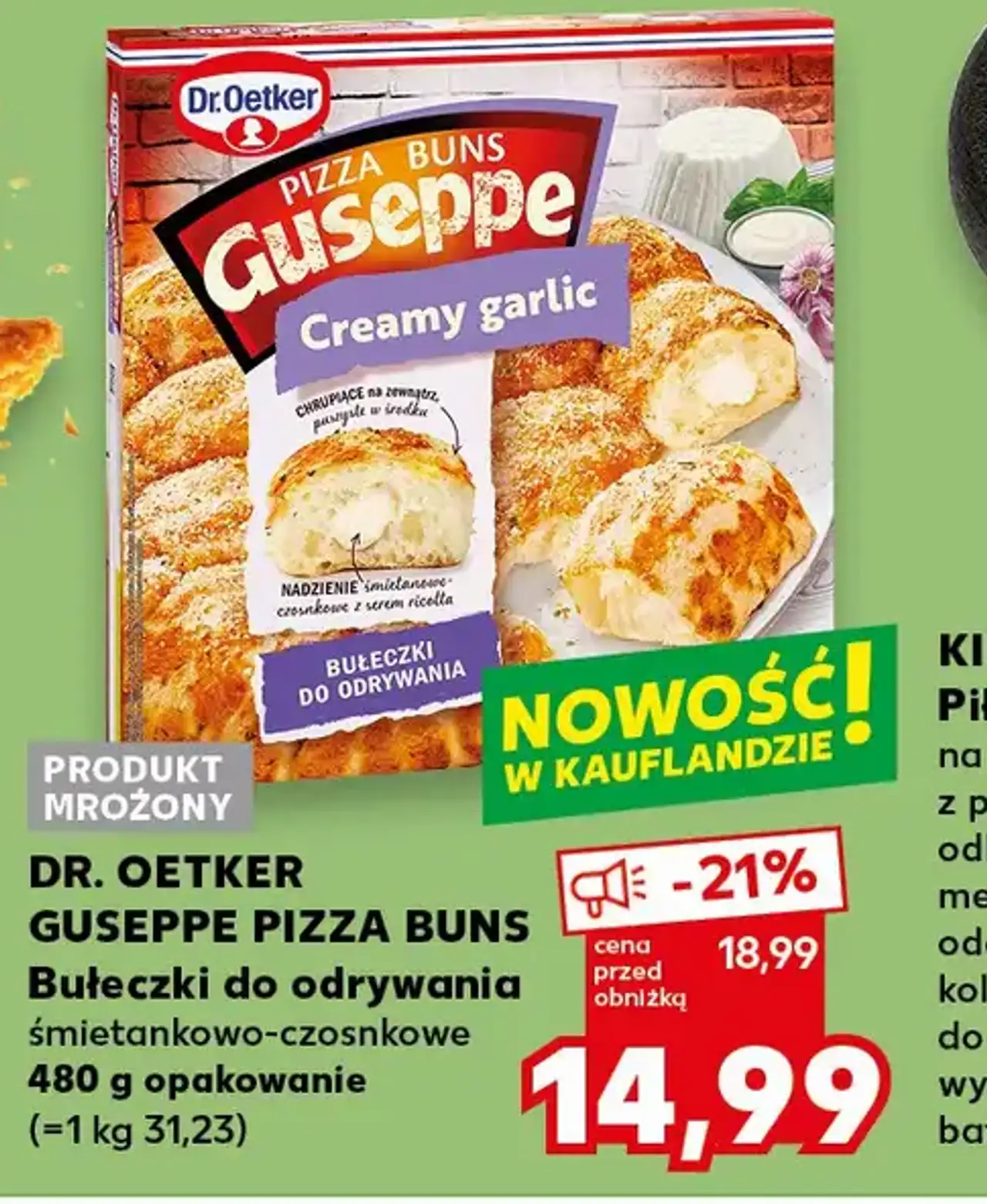 DR. OETKER GUSEPPE PIZZA BUNS Bułeczki do odrywania
