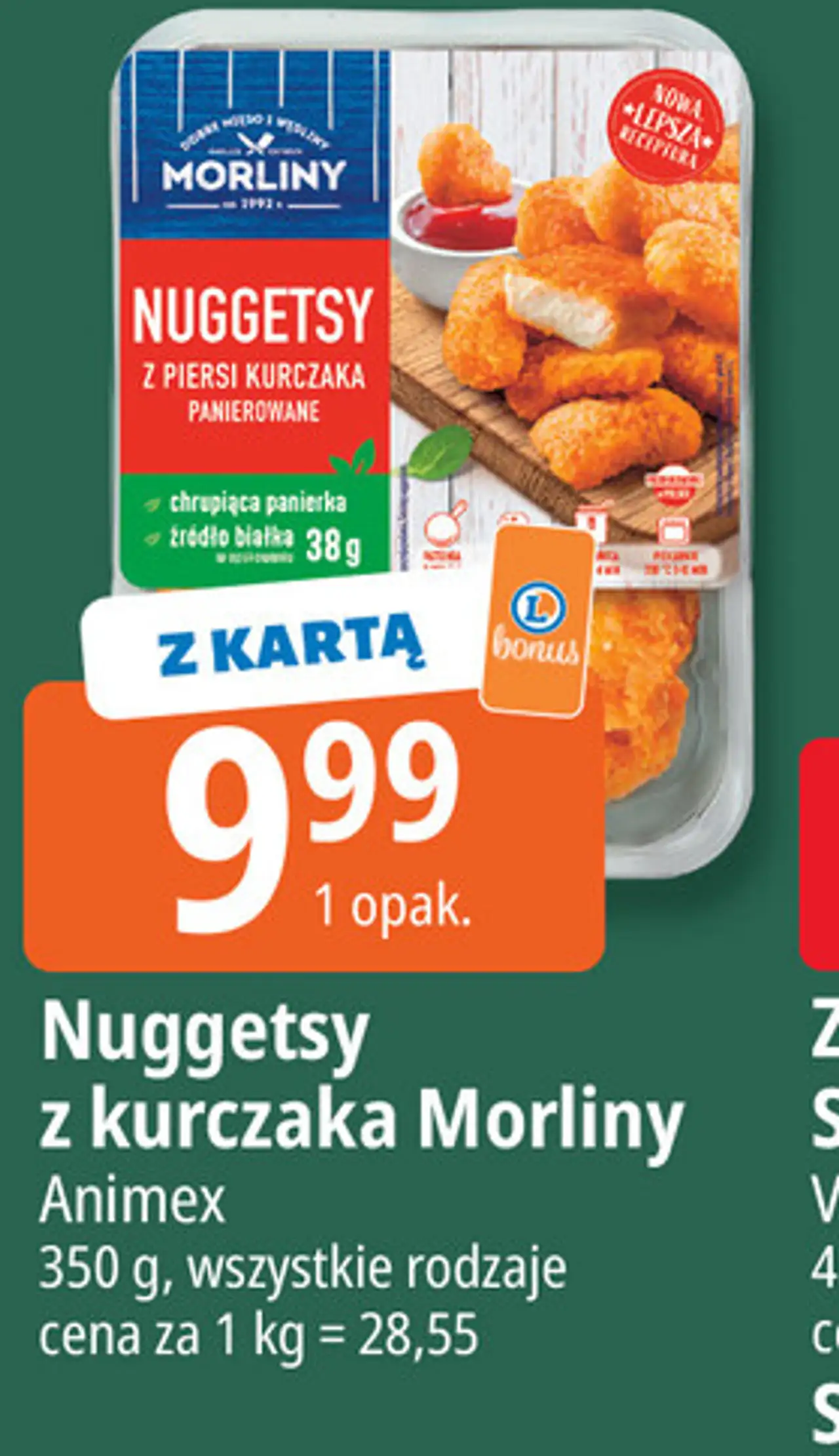Nuggetsy z kurczaka Morliny Animex