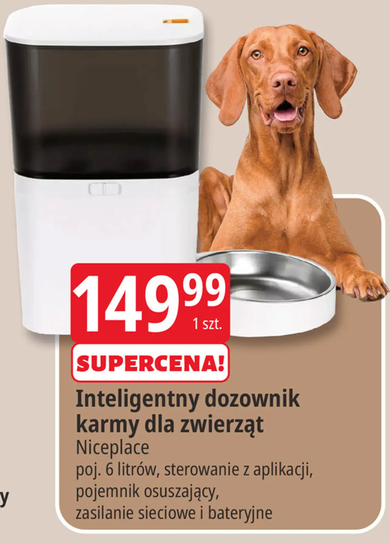 Niceplace Inteligentny dozownik karmy dla zwierząt