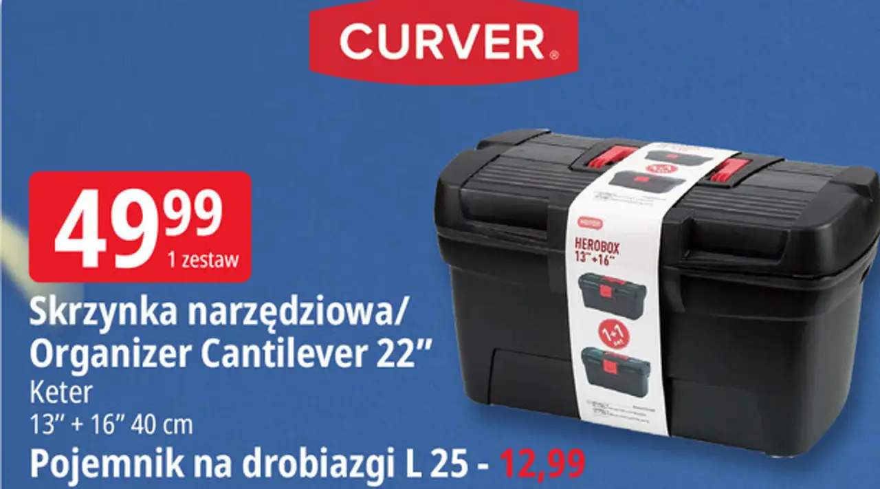 Skrzynka narzędziowa/ Organizer Cantilever 22"