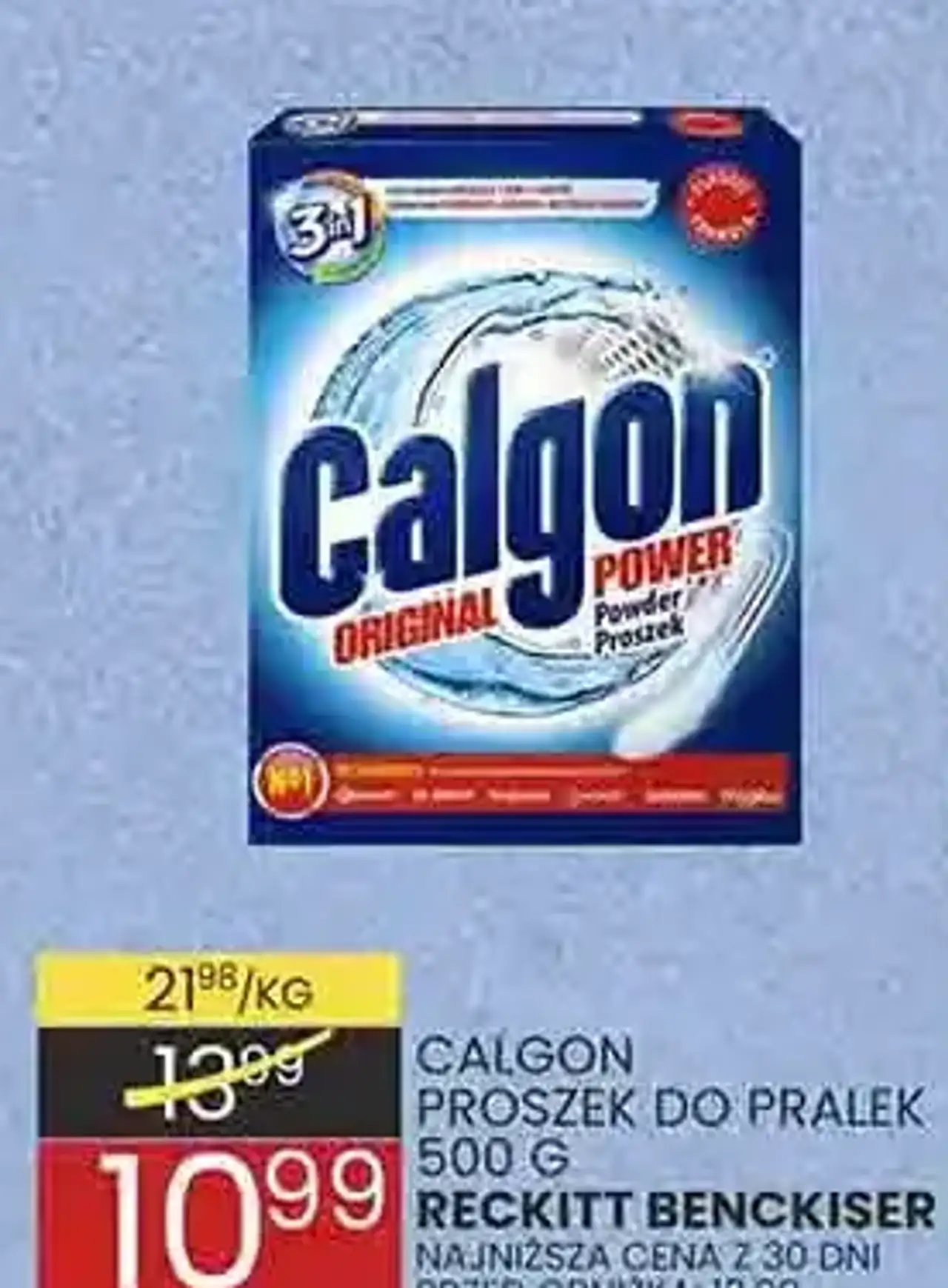 CALGON PROSZEK DO PRALEK 500 G