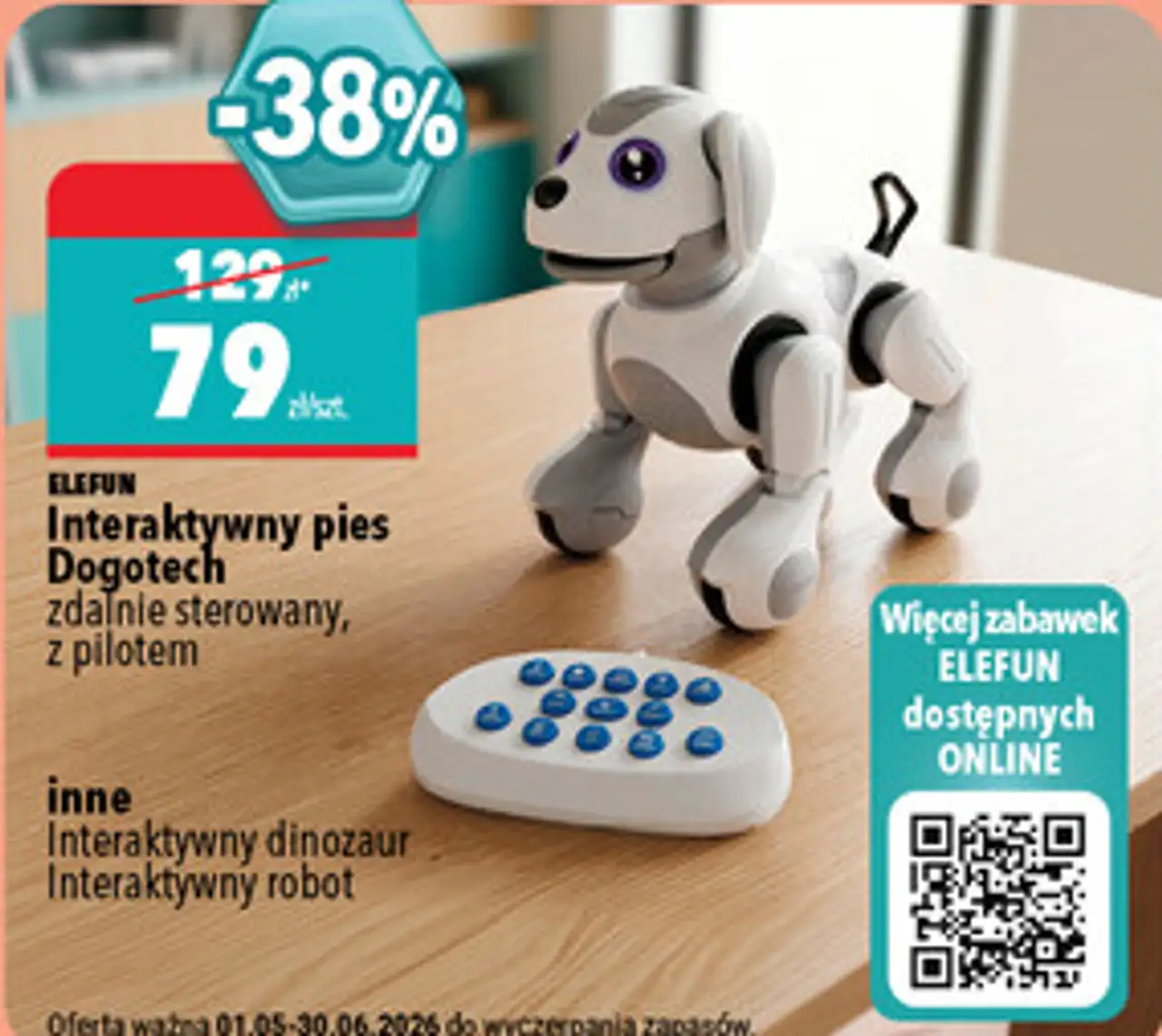 Elefun Interaktywny pies Dogotech