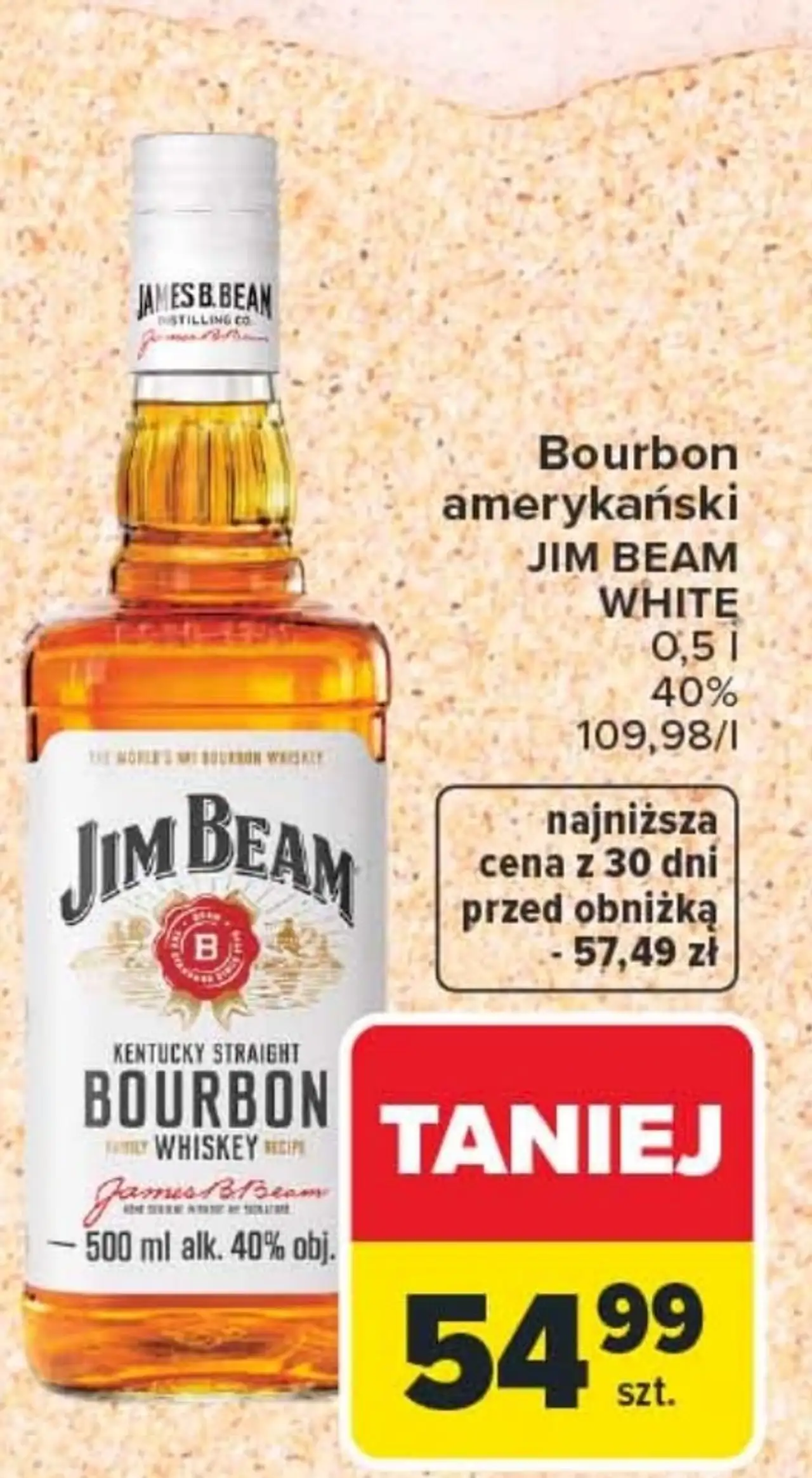 Bourbon amerykański JIM BEAM WHITE