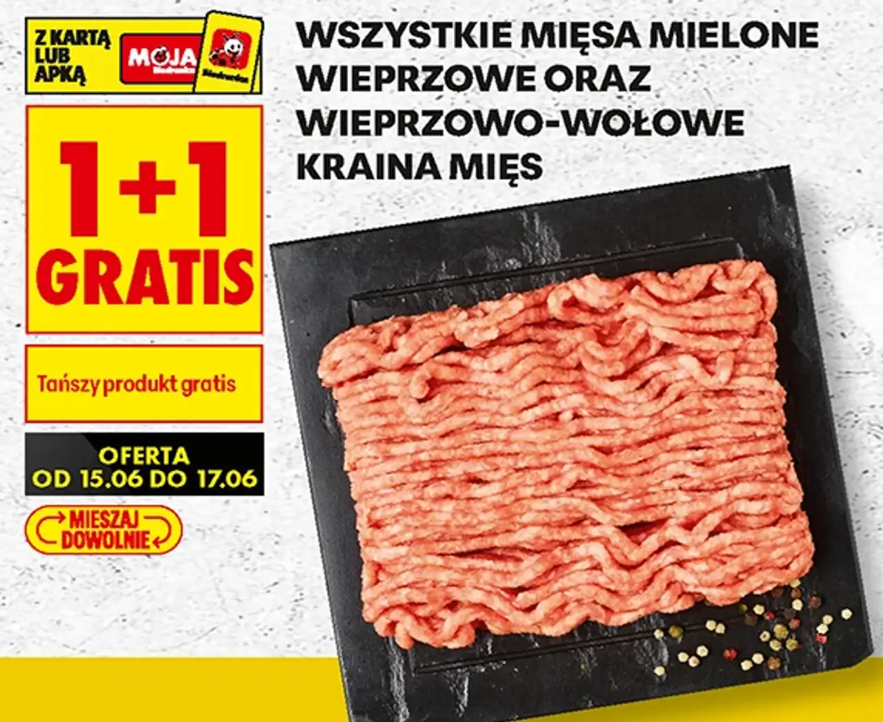 Wszystkie mięsa mielone wieprzowe oraz wieprzowo-wołowe Kraina Mięs