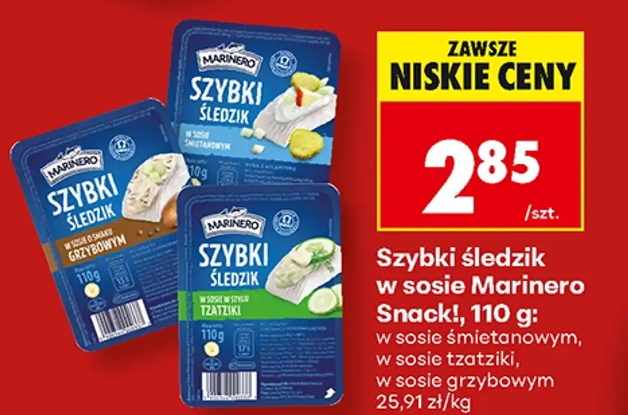 Szybki śledzik w sosie Marinero Snack!, 110 g