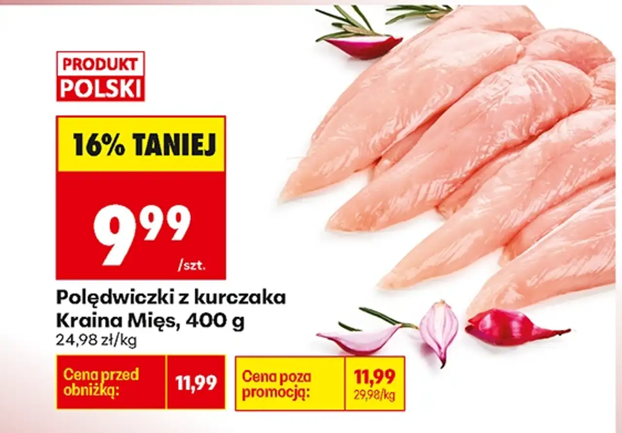 Polędwiczki z kurczaka Kraina Mięs, 400 g