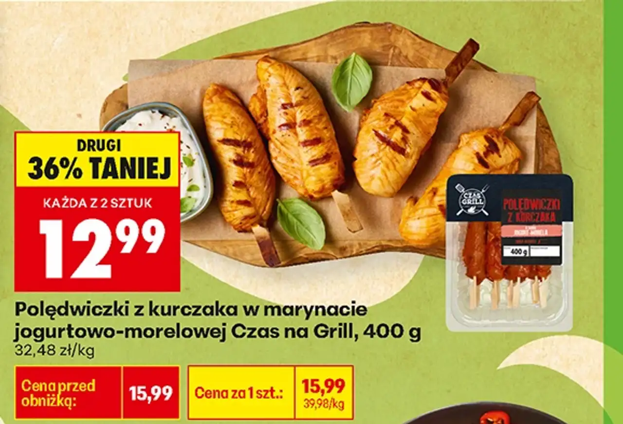 Polędwiczki z kurczaka w marynacie jogurtowo-morelowej Czas na Grill, 400 g