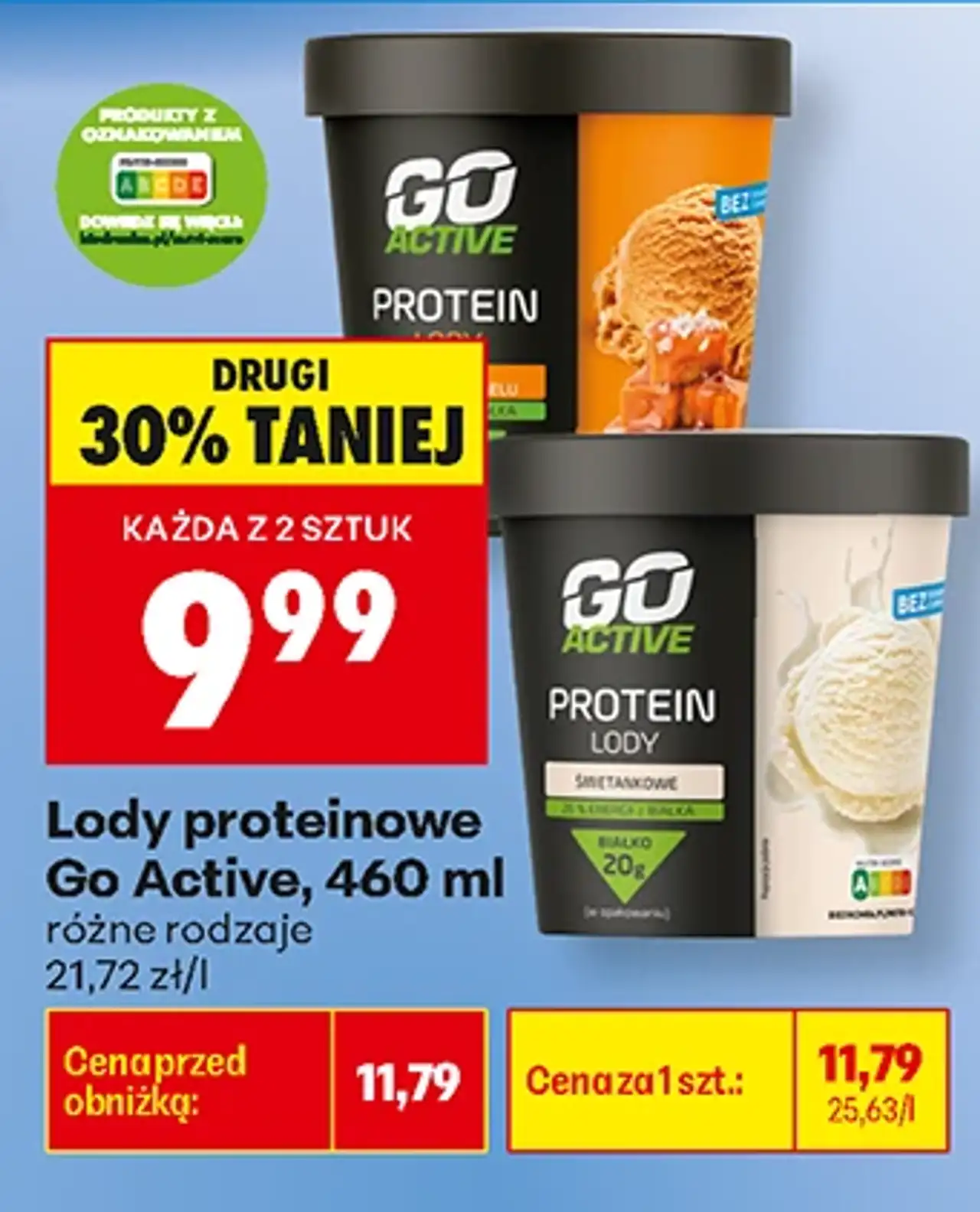 Lody proteinowe Go Active