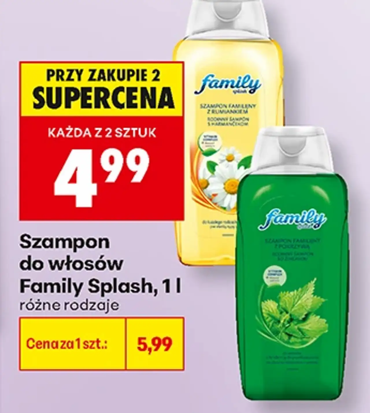 Szampon do włosów Family Splash