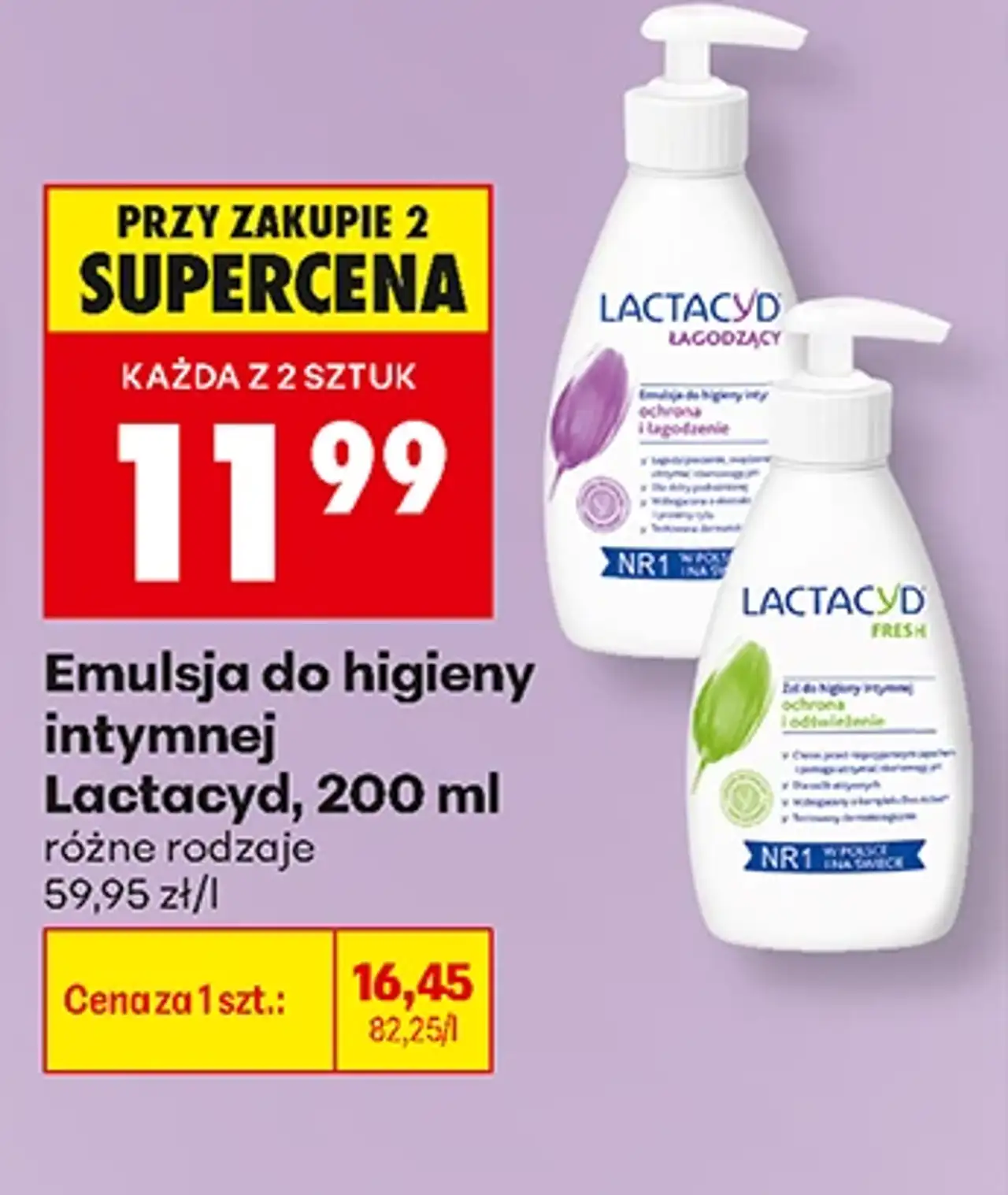 Lactacyd Emulsja do higieny intymnej